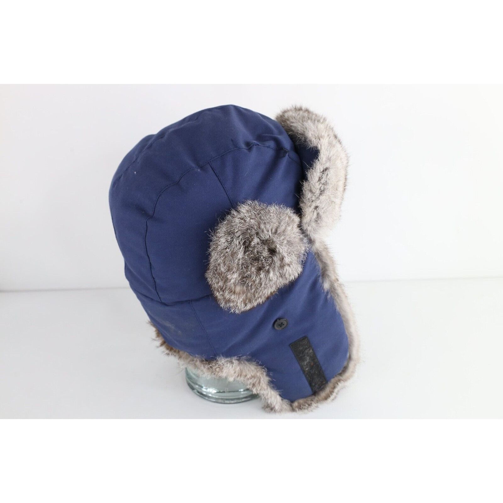 Vintage Vintage 90s Streetwear Genuine Fur Lined Flap Trapper Hat Size ONE SIZE - 4 Thumbnail