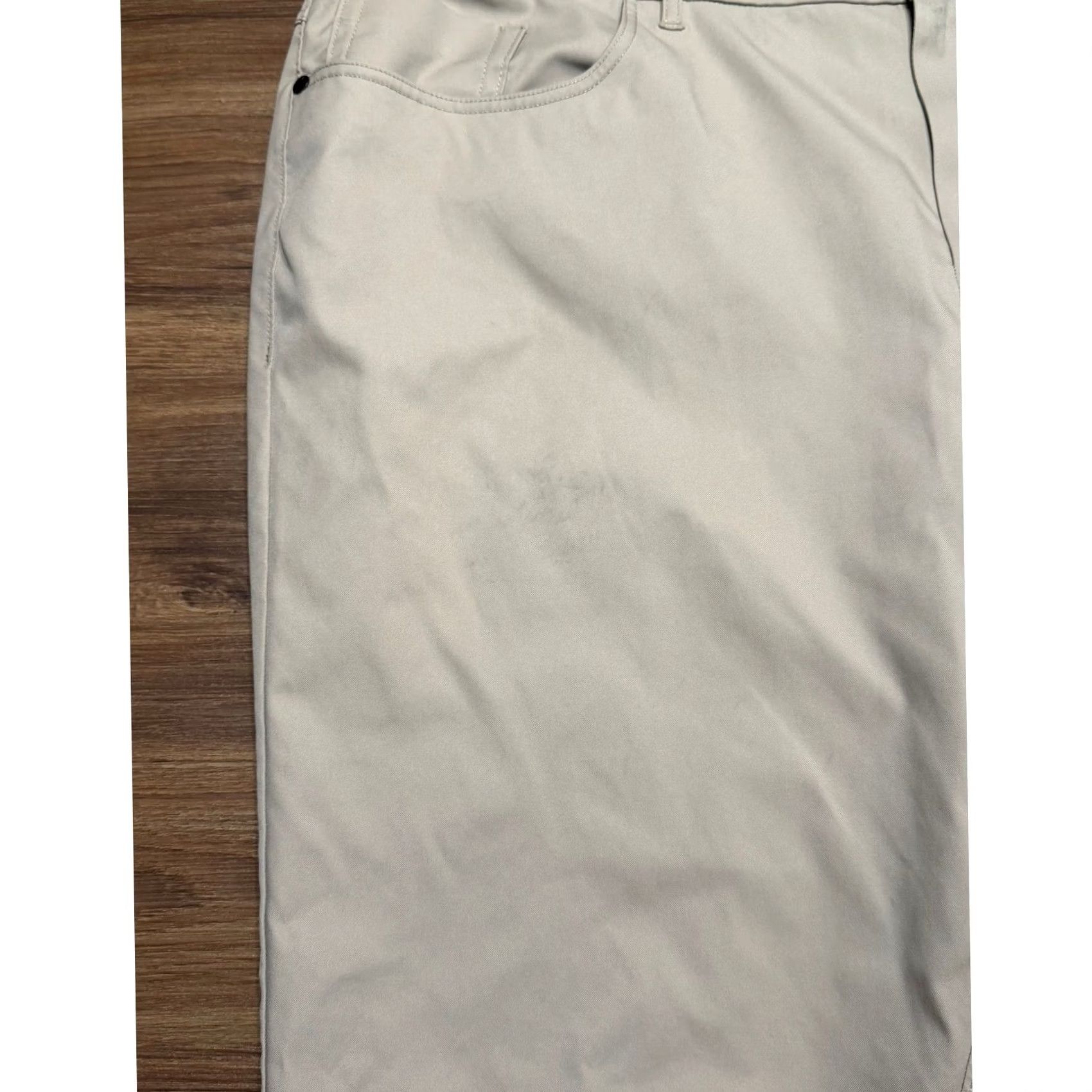 Vintage Public Rec Dealmaker 5 Pocket Pants Sz 44x32 Tan Khaki Straight Leg Performance Size US 44 / EU 60 - 3 Thumbnail
