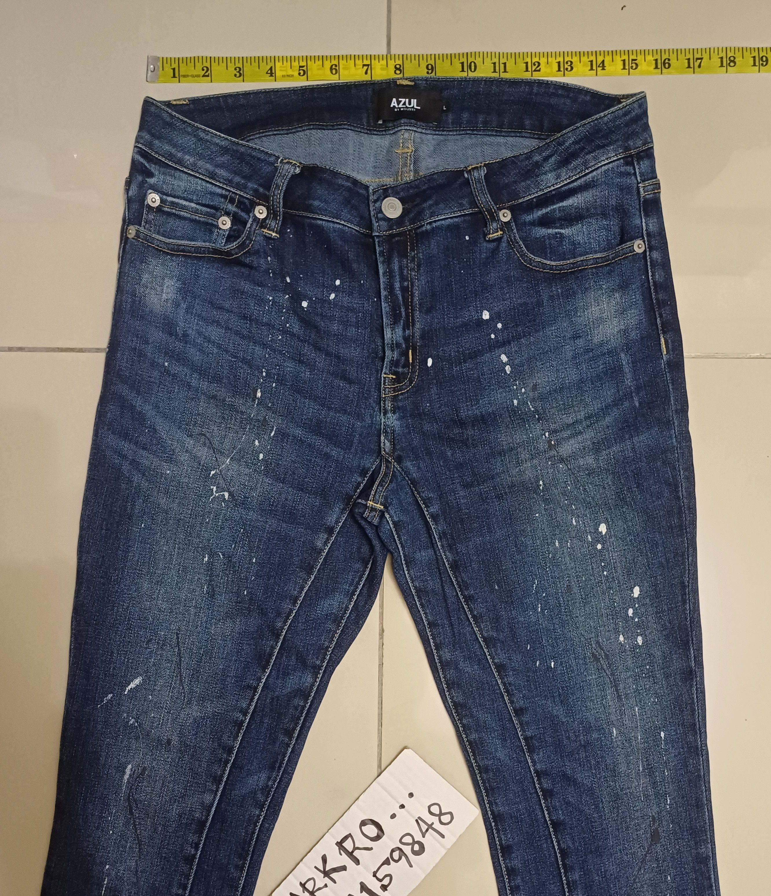MOUSSY Splash jeans.. Azul by Moussy streachable & skinny cutting Size 30" / US 8 / IT 44 - 1 Thumbnail