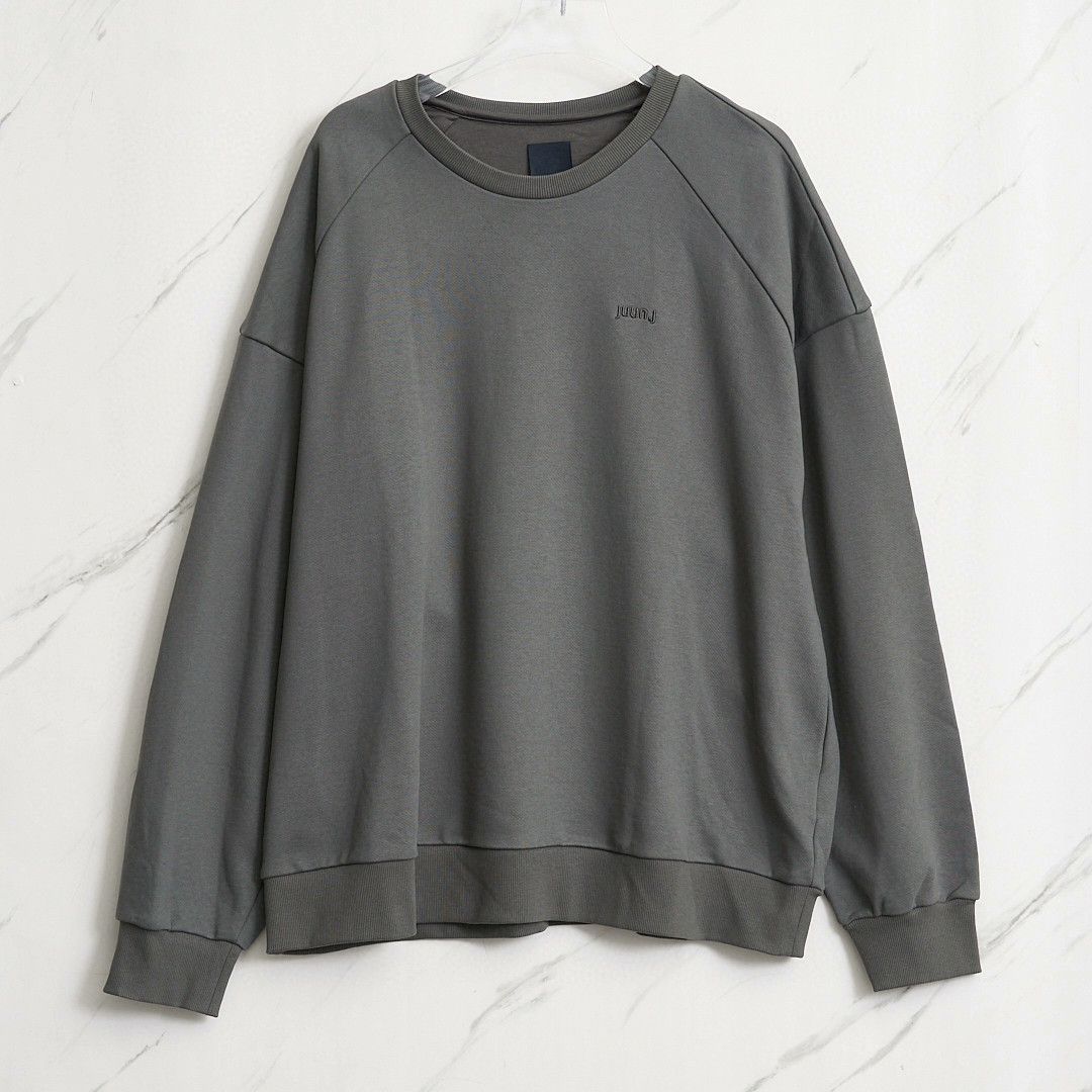 Juun.J JUUN.J Men's Letter Logo Solid Sweatshirt Size US M / EU 48-50 / 2 - 1 Thumbnail