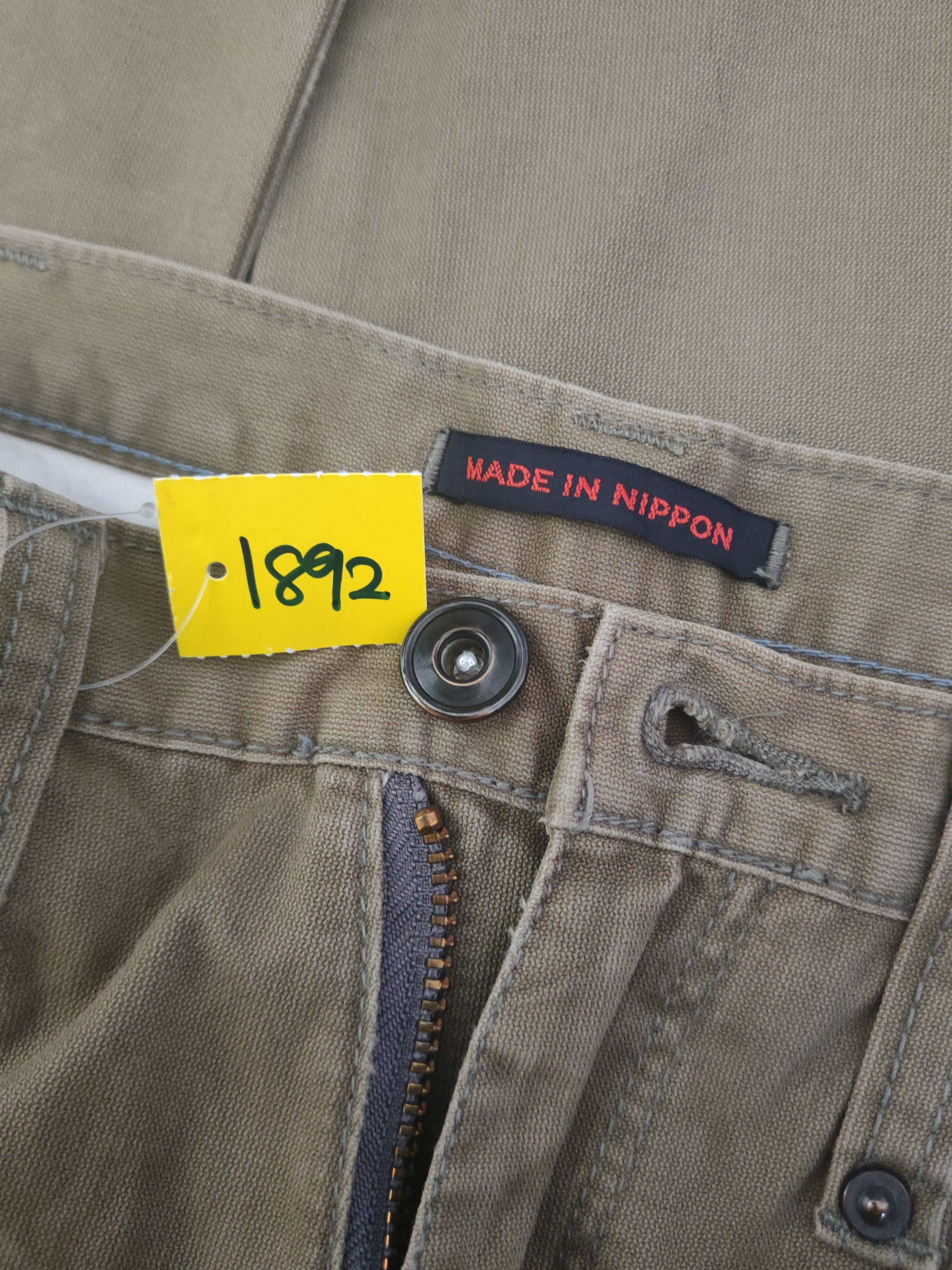 Japanese Brand DL Japanese Brand Olive Multipocket Cargo Pants #1892 Size US 30 / EU 46 - 14 Thumbnail
