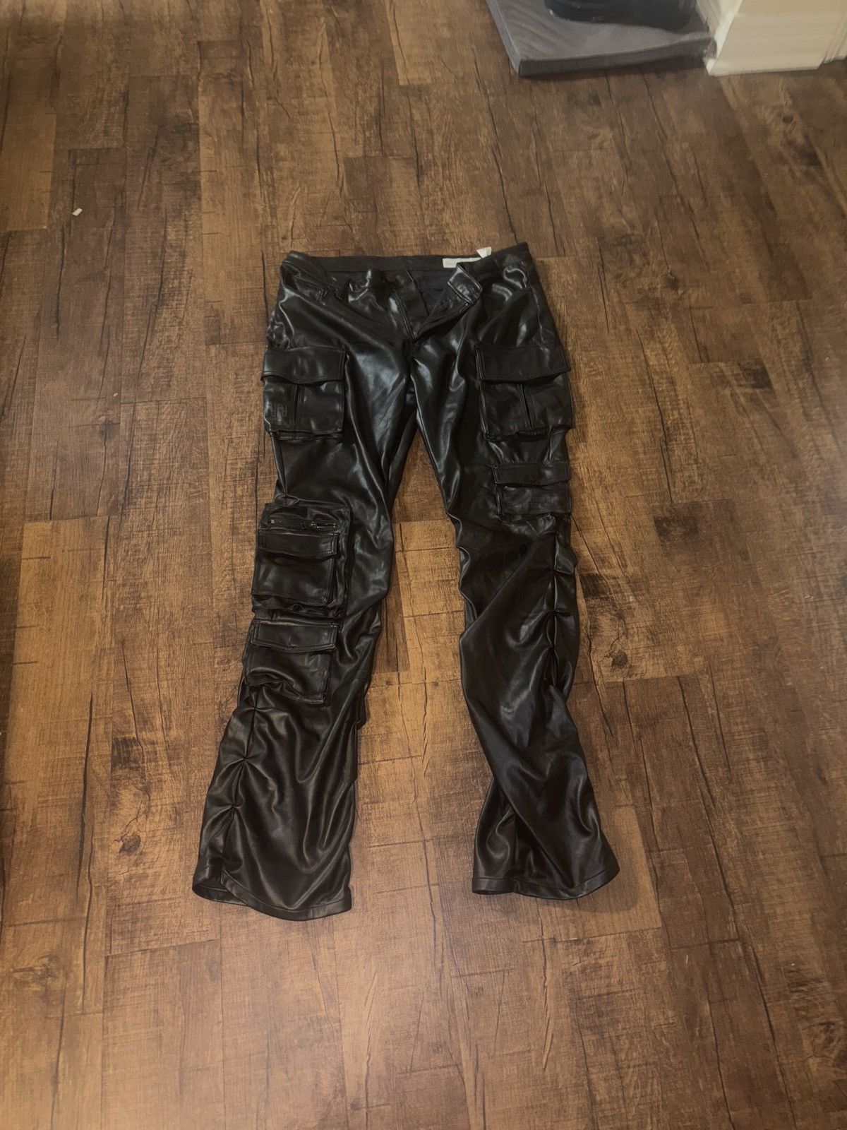 Smoke Rise Black Leather Pants. Smoke Rise Size US 38 / EU 54 - 4 Thumbnail