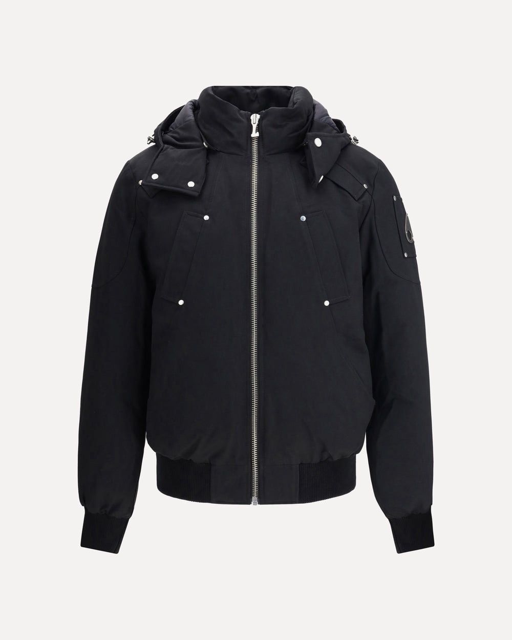 Moose Knuckles Moose Knuckles Black Ballistic Bomber Jacket Size US S / EU 44-46 / 1 - 1 Thumbnail