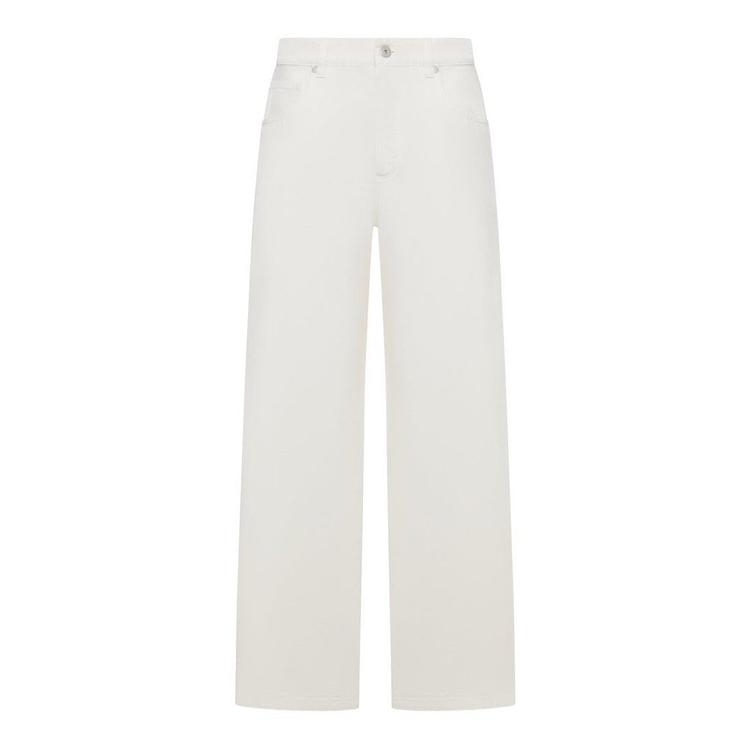 Brunello Cucinelli BRUNELLO CUCINELLI $2000 Panama Trousers New & Authentic (Wo Size 28" / US 6 / IT 42 - 1 Preview