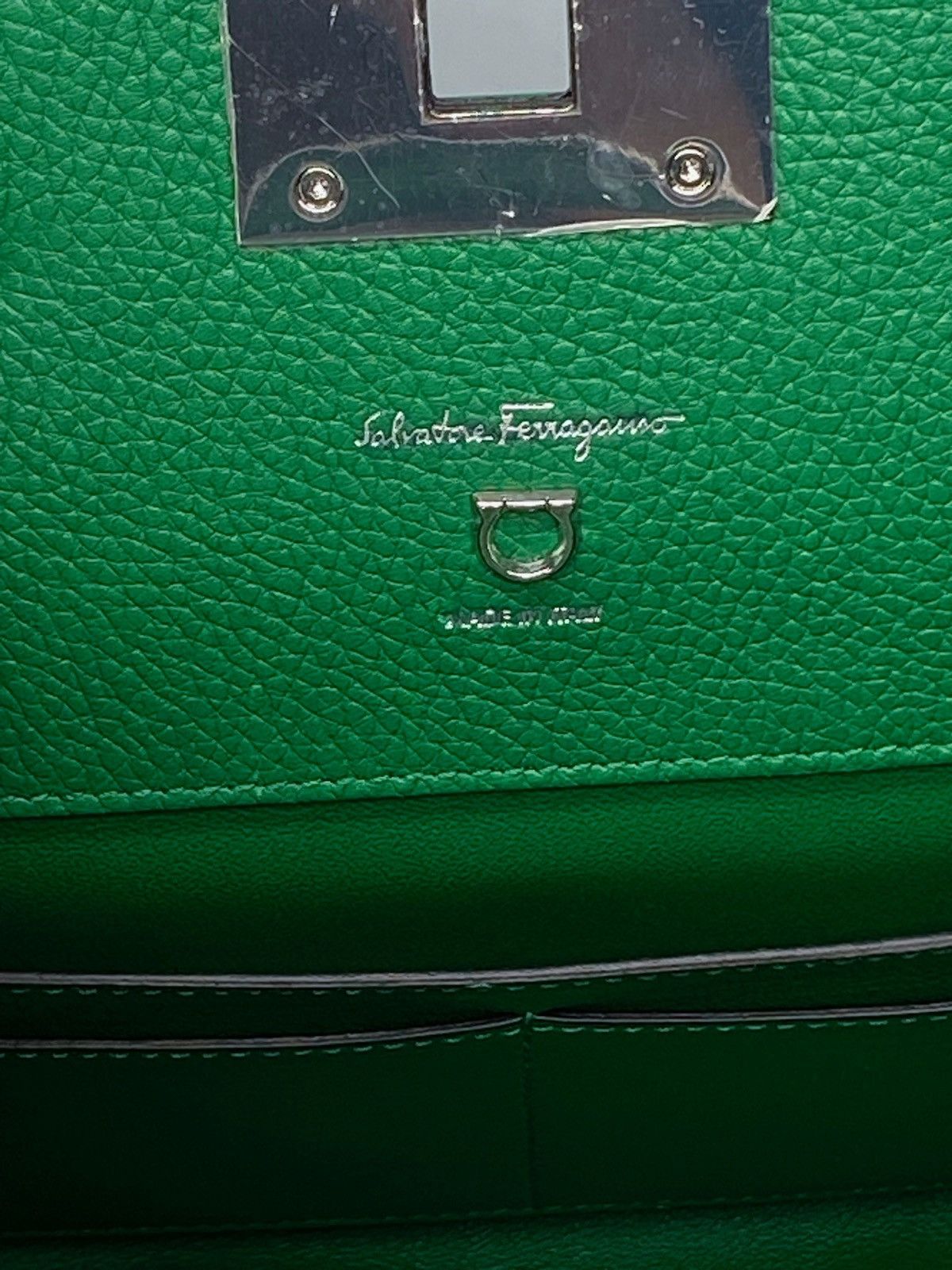 Salvatore Ferragamo Ferragamo Studio Bag Small Leather Satchel Size ONE SIZE - 16 Thumbnail