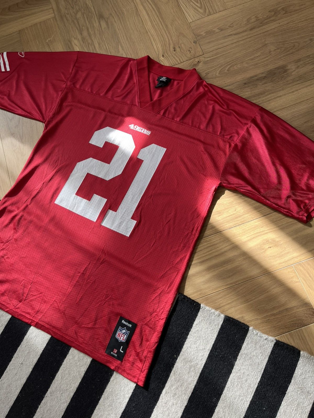 Reebok San Francisco 49ers #21 Frank Gore NFL Jersey L 🏈 Size US L / EU 52-54 / 3 - 3 Thumbnail