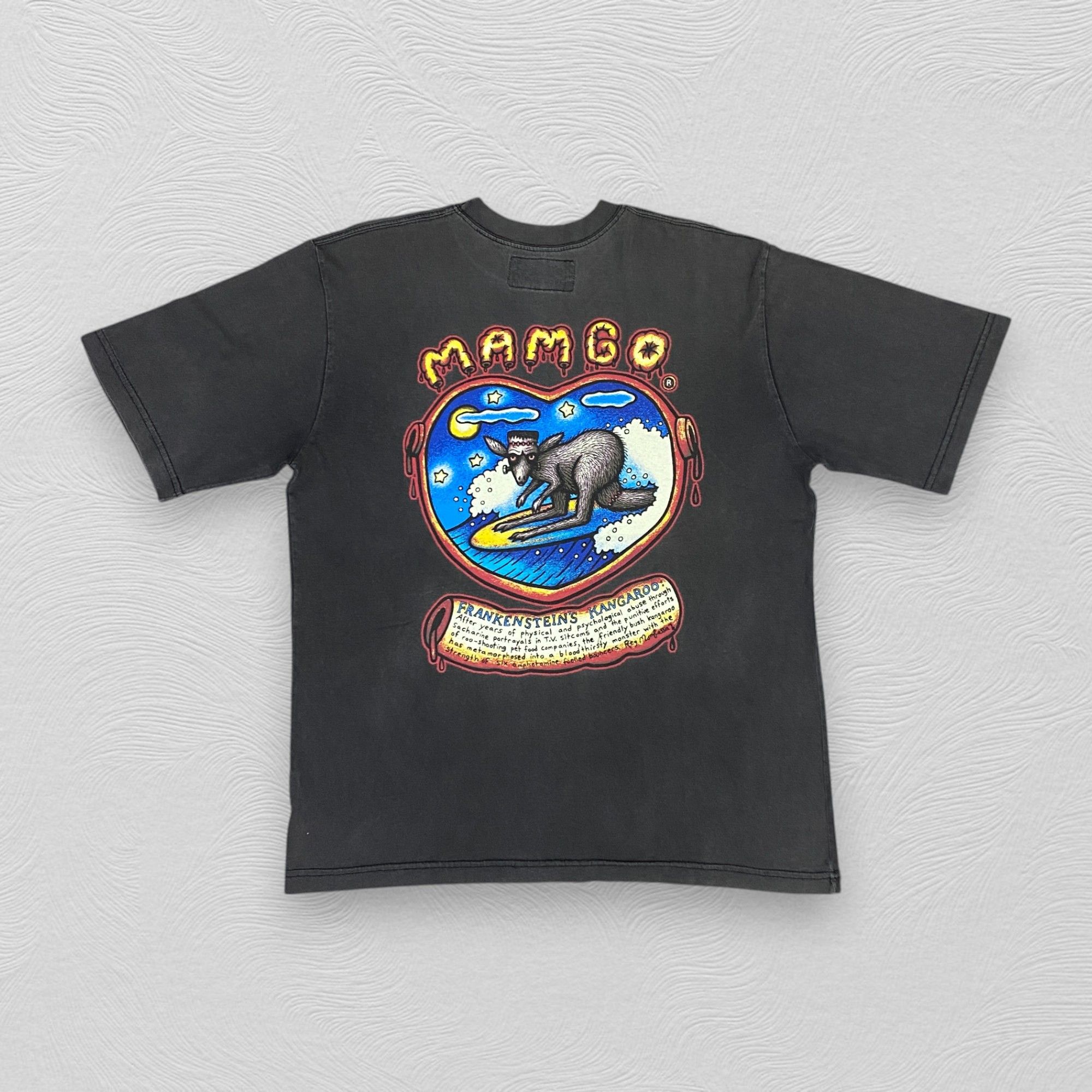 Mambo Vintage 90s SUN FADED MAMBO GRAPHIC PIL TEE Shirt - H078 Size US L / EU 52-54 / 3 - 1 Thumbnail