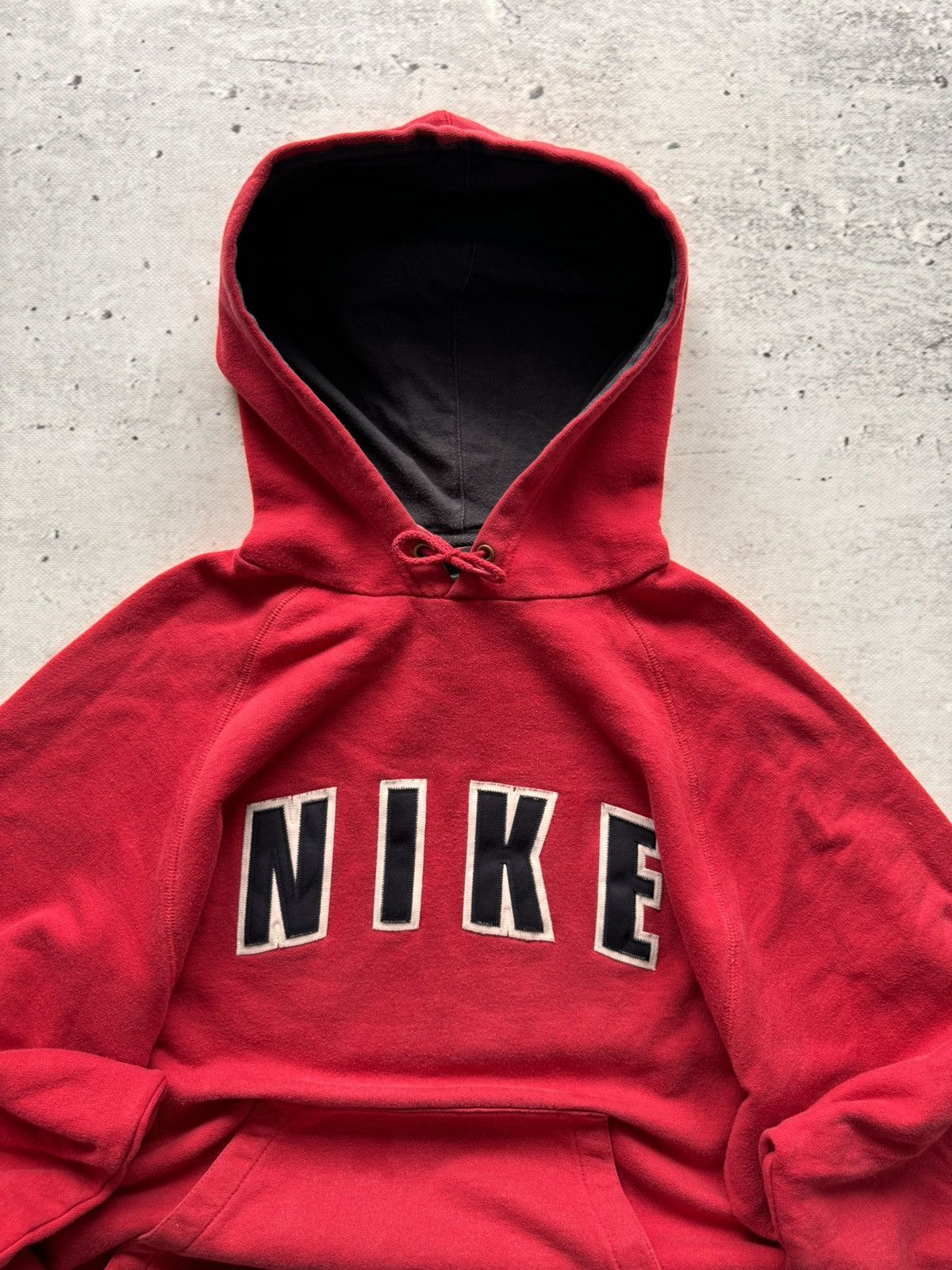 Nike × Vintage NIKE VINTAGE CENTER LOGO OVERSIZE BOXY HOODIE Size US M / EU 48-50 / 2 - 3 Thumbnail