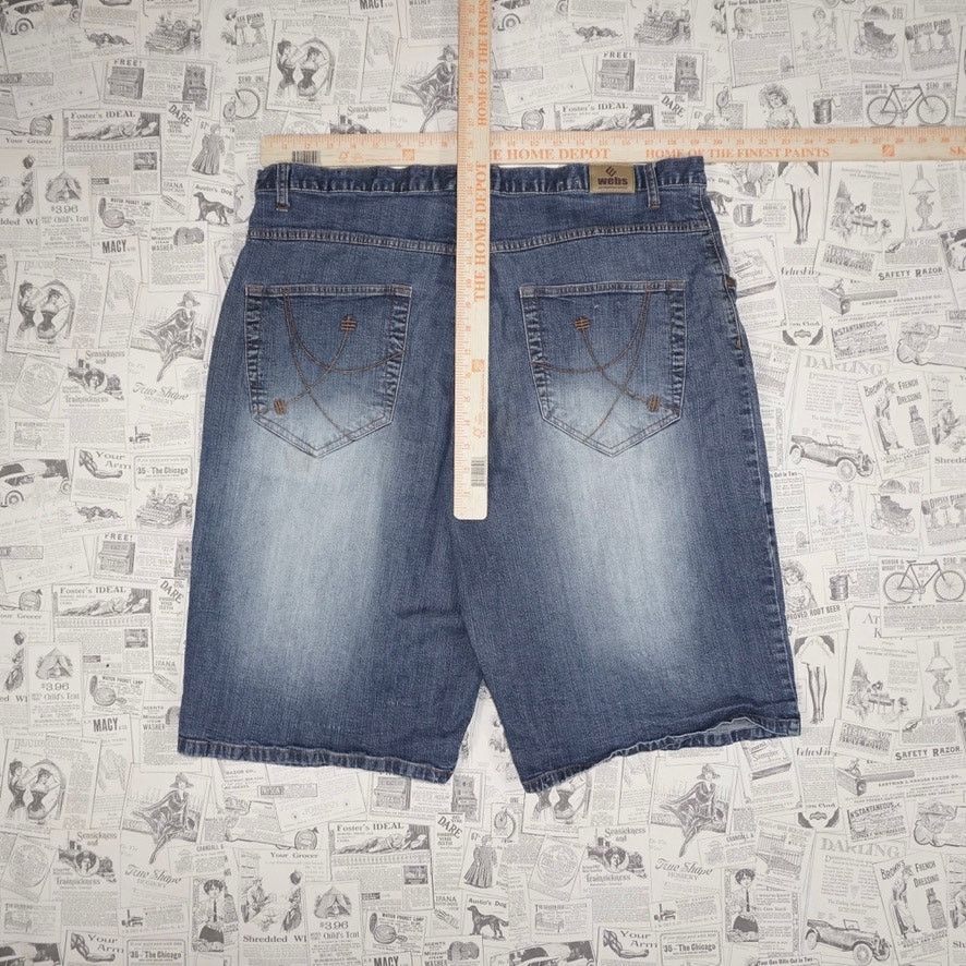 Vintage 42 - Vintage Y2K WEBS baggy new york embroider 2000s jorts Size US 42 / EU 58 - 4 Thumbnail