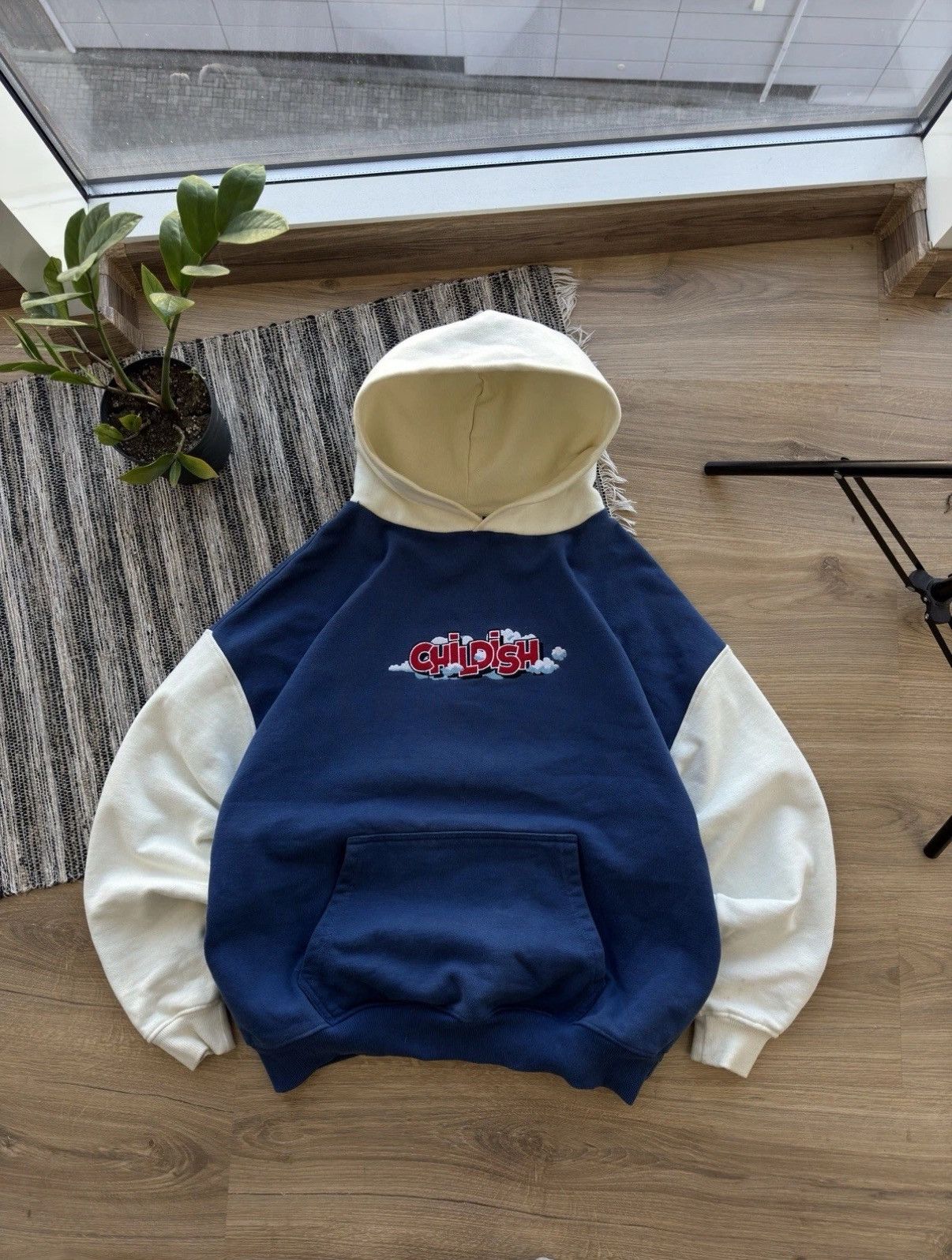 CHILDS Childish Theme Park Vintage Big Logo Blue Hoodie Size S Men Size US S / EU 44-46 / 1 - 1 Thumbnail