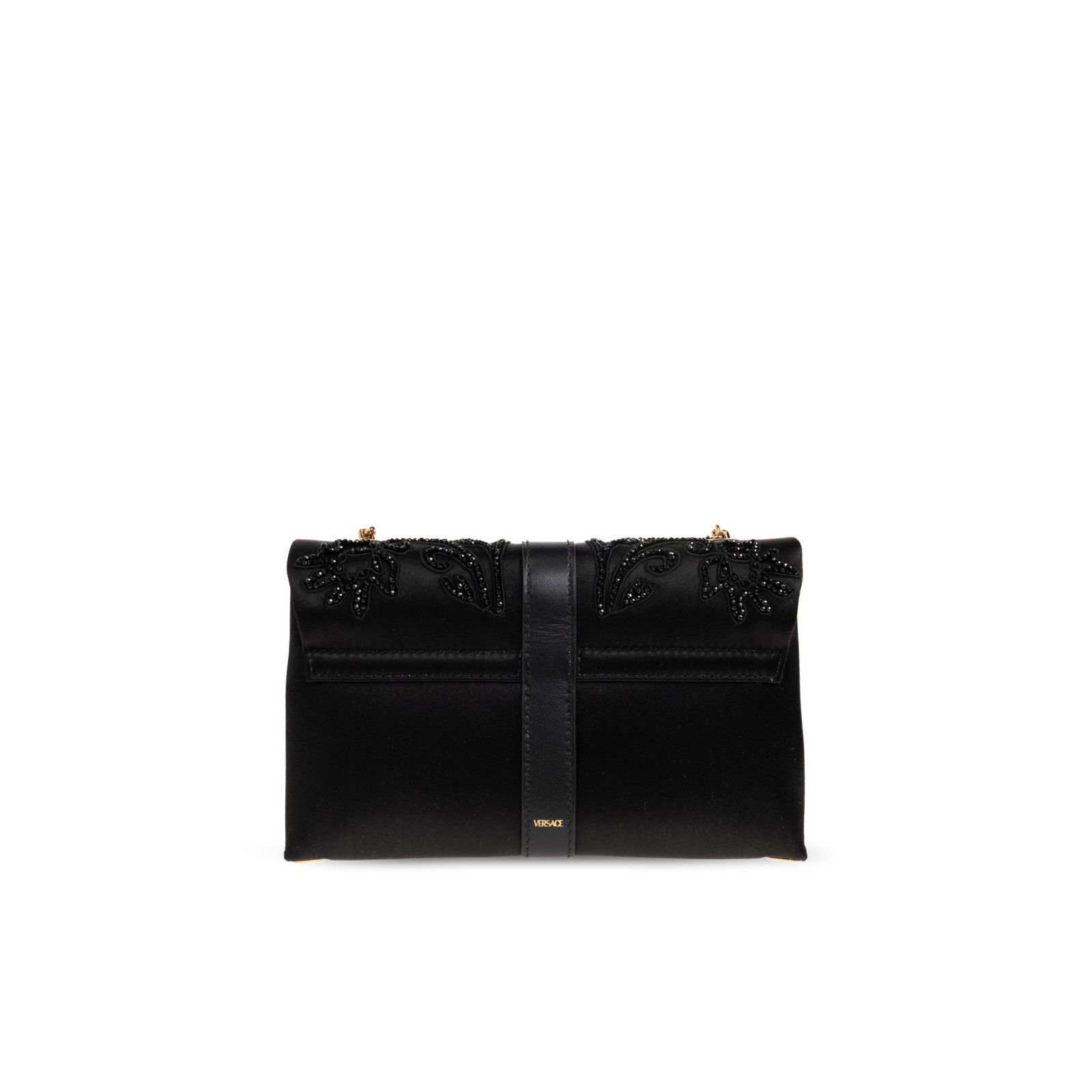 Versace VERSACE Kleio Mini Black Leather Shoulder Bag New & Authenti Size ONE SIZE - 2 Thumbnail
