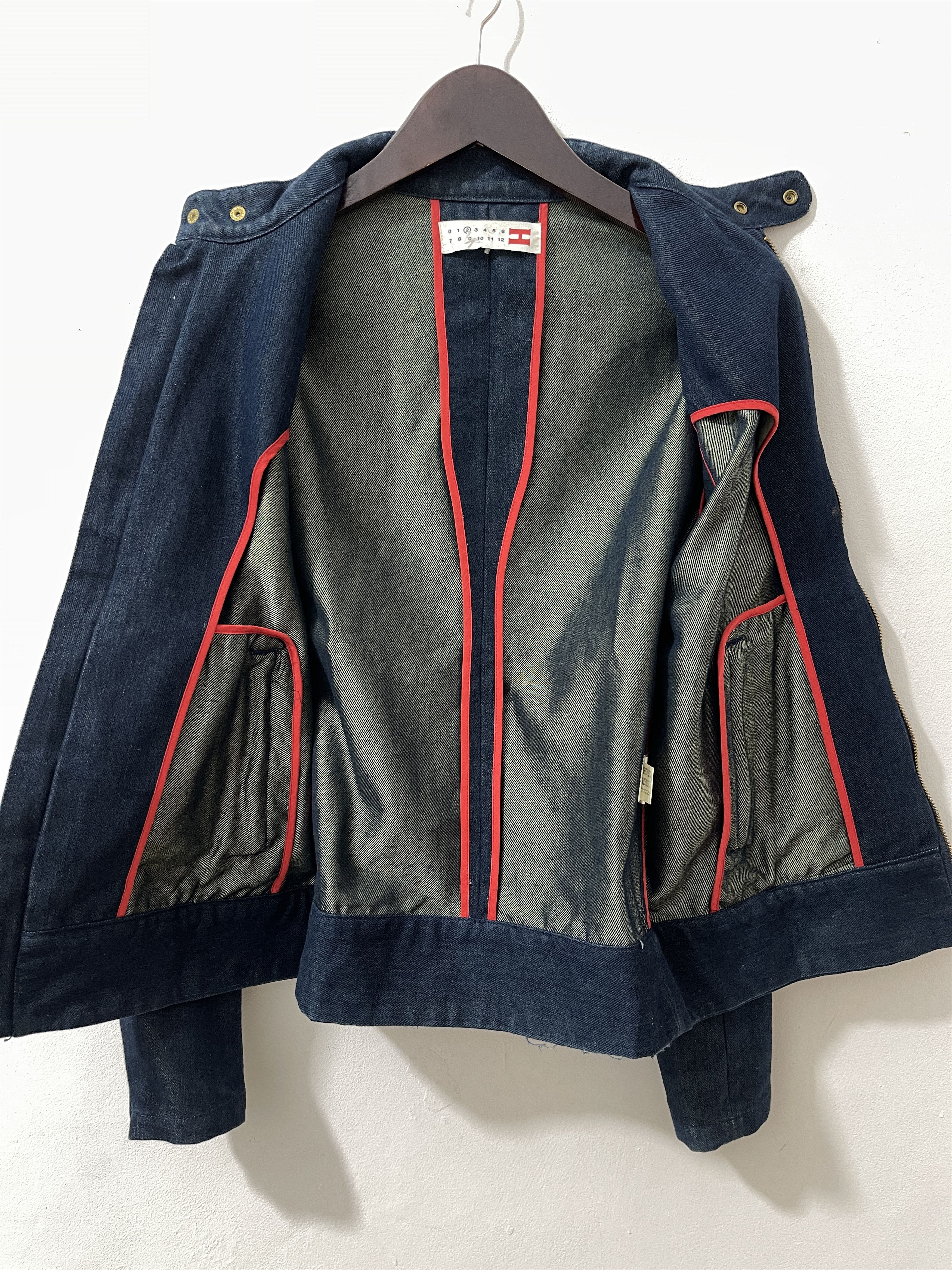 Hysteric Glamour Hysteric Japan Archive Raw Denim Biker Jacket Size US M / EU 48-50 / 2 - 5 Thumbnail