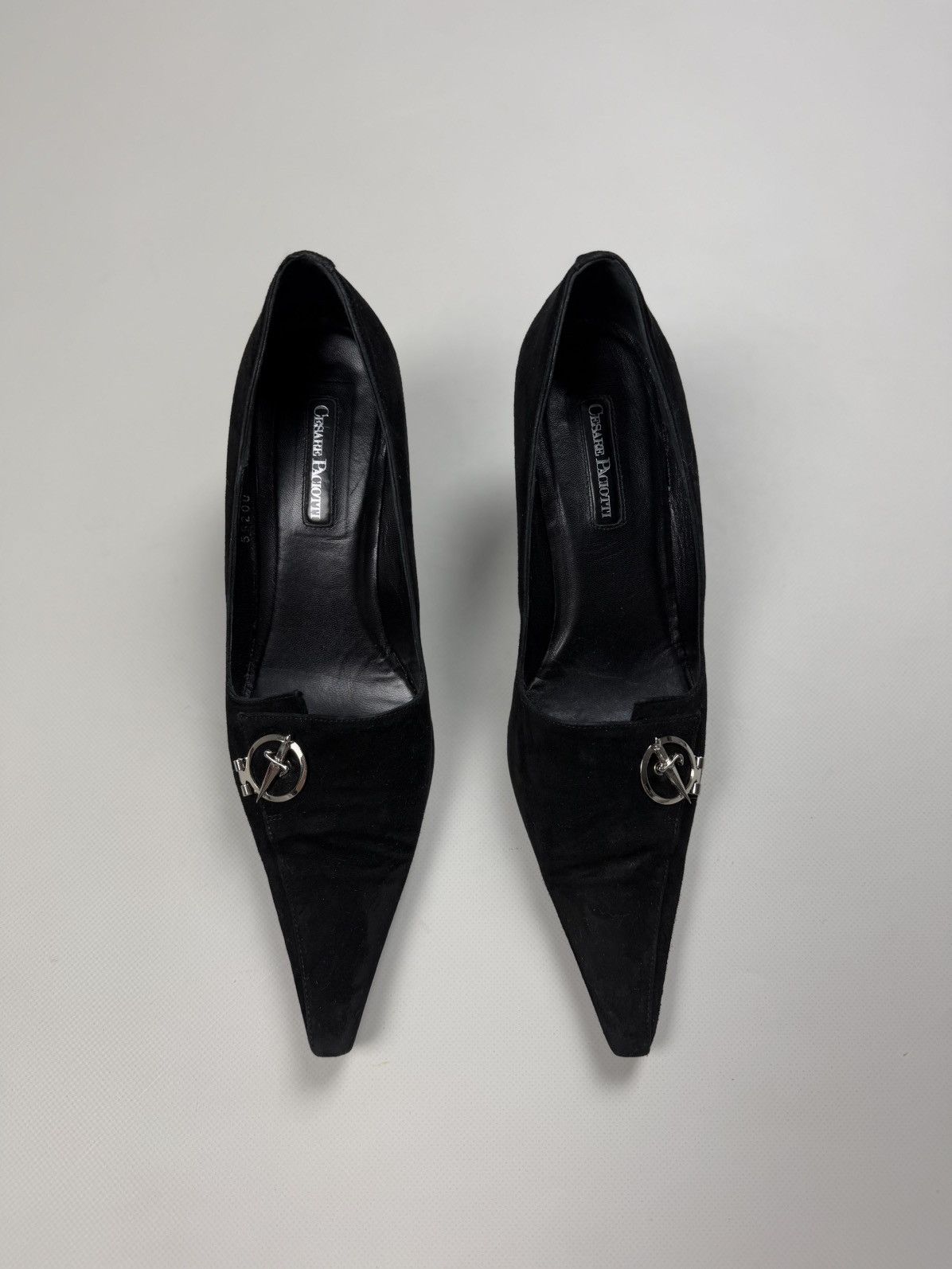 Paciotti Cesare Paciotti Dagger Suede Ladies Heels Size 39 / US 8 Size US 8 / IT 38 - 11 Thumbnail