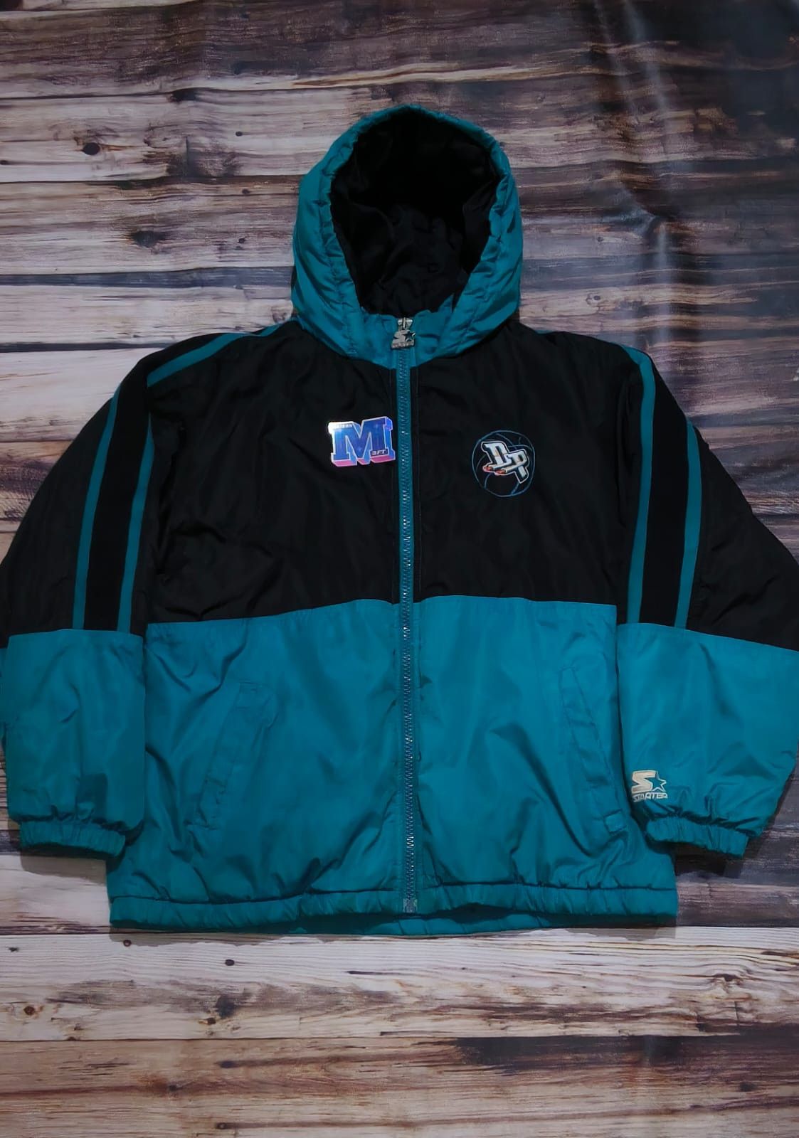 Starter Vintage Starter Detroit Pistons Jacket Size US L / EU 52-54 / 3 - 2 Thumbnail