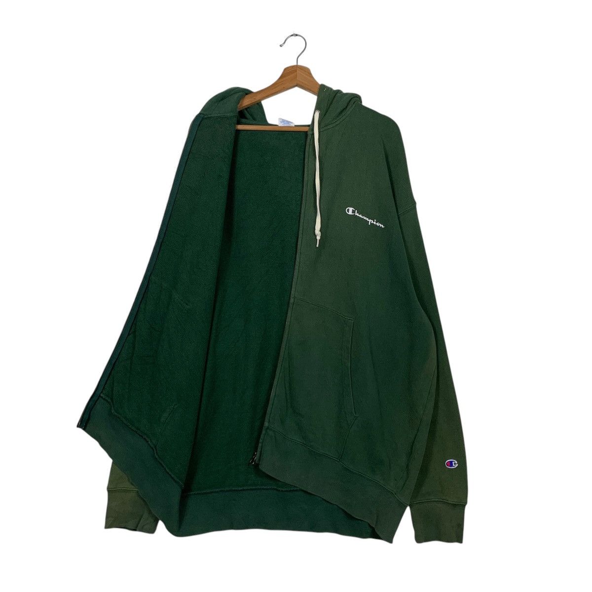 Champion CHAMPION Big Logo Sun Faded Pullover Hoodies #1790-C79 Size US XXL / EU 58 / 5 - 10 Thumbnail