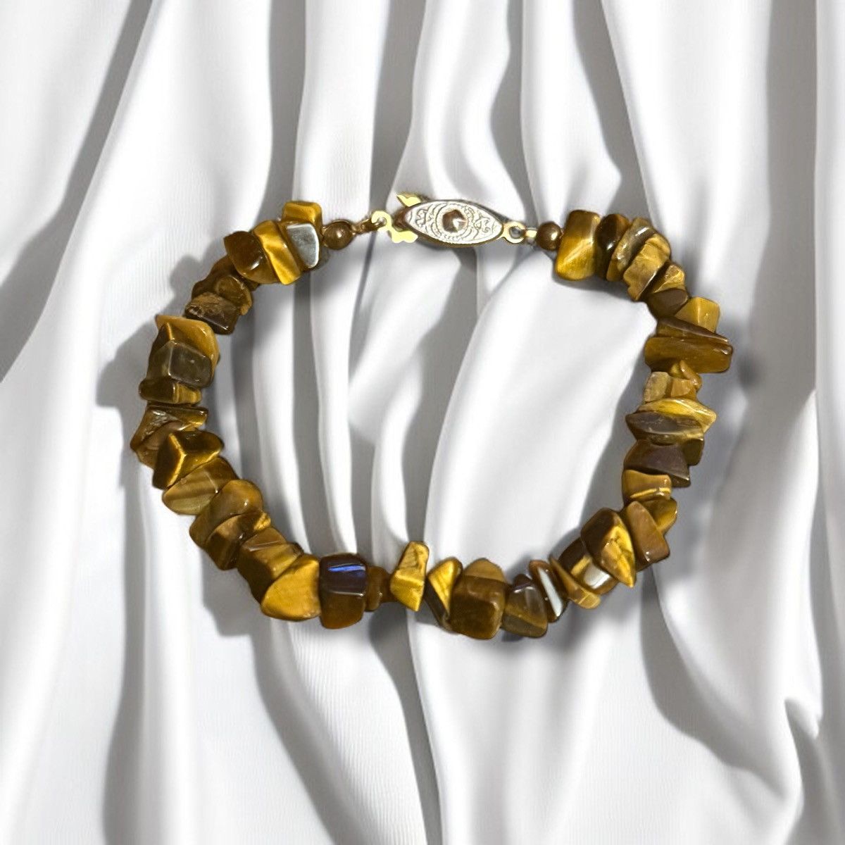 Vintage Vintage Tigers eye chip bracelet Size ONE SIZE - 1 Thumbnail