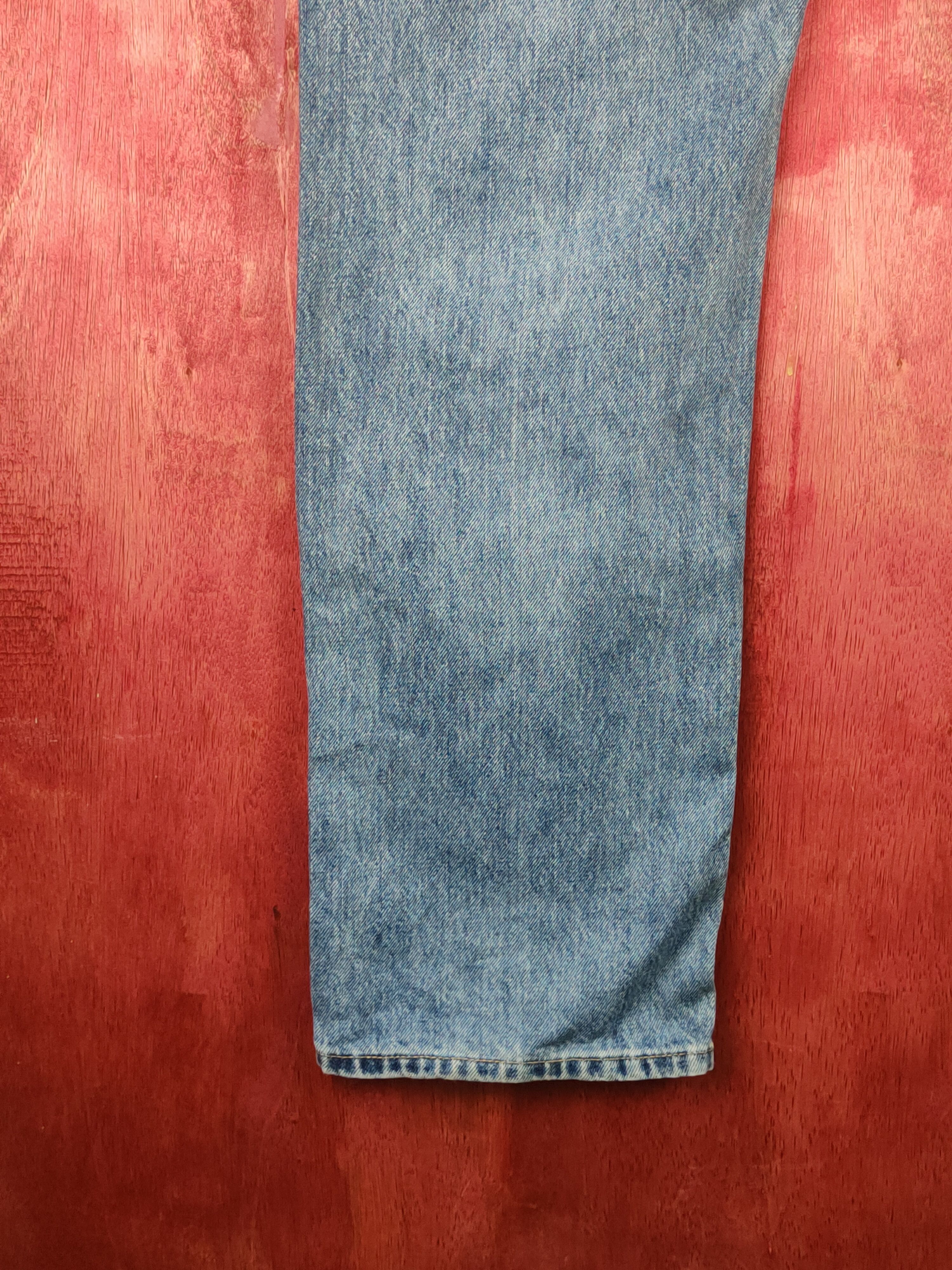 Japanese Brand Uniqlo Blue Faded Distressed Ripped Jeans #S1661 Size US 34 / EU 50 - 10 Thumbnail