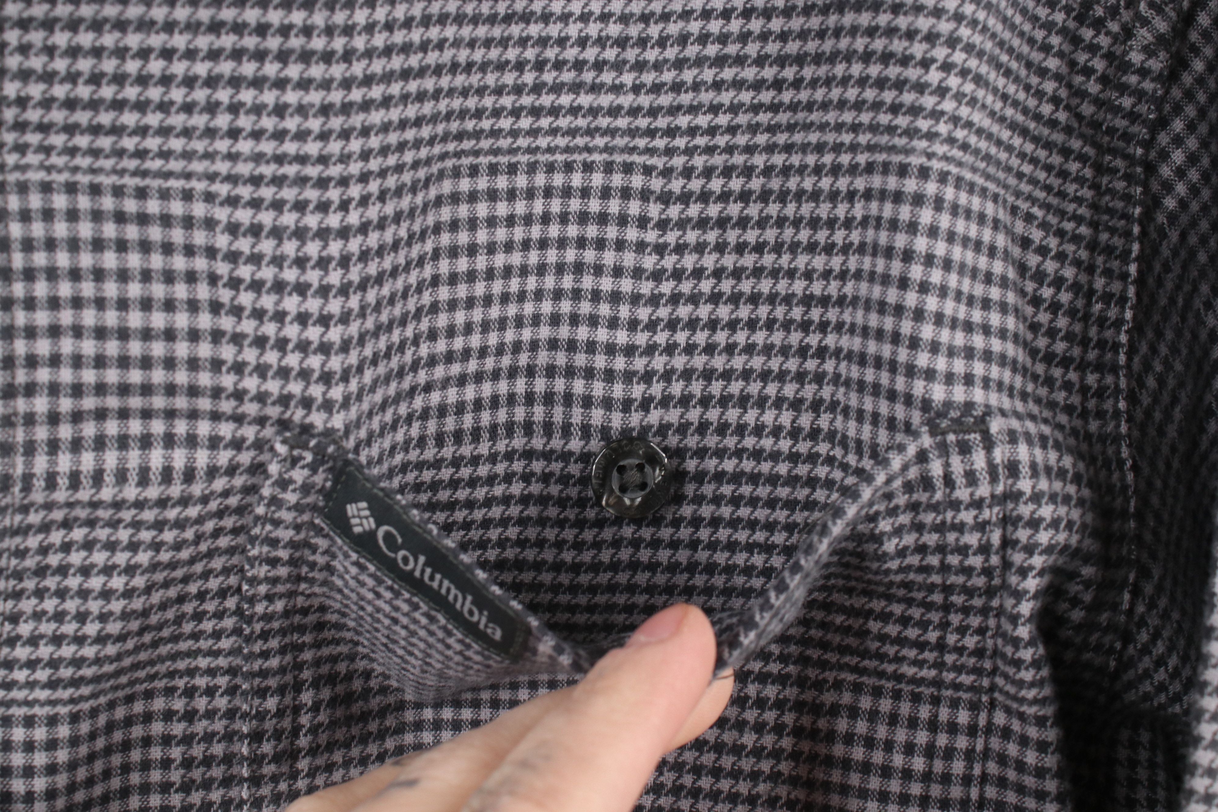 Columbia × Vintage Deadstock Vintage Y2K Columbia Houndstooth Flannel Shirt Size US S / EU 44-46 / 1 - 5 Thumbnail