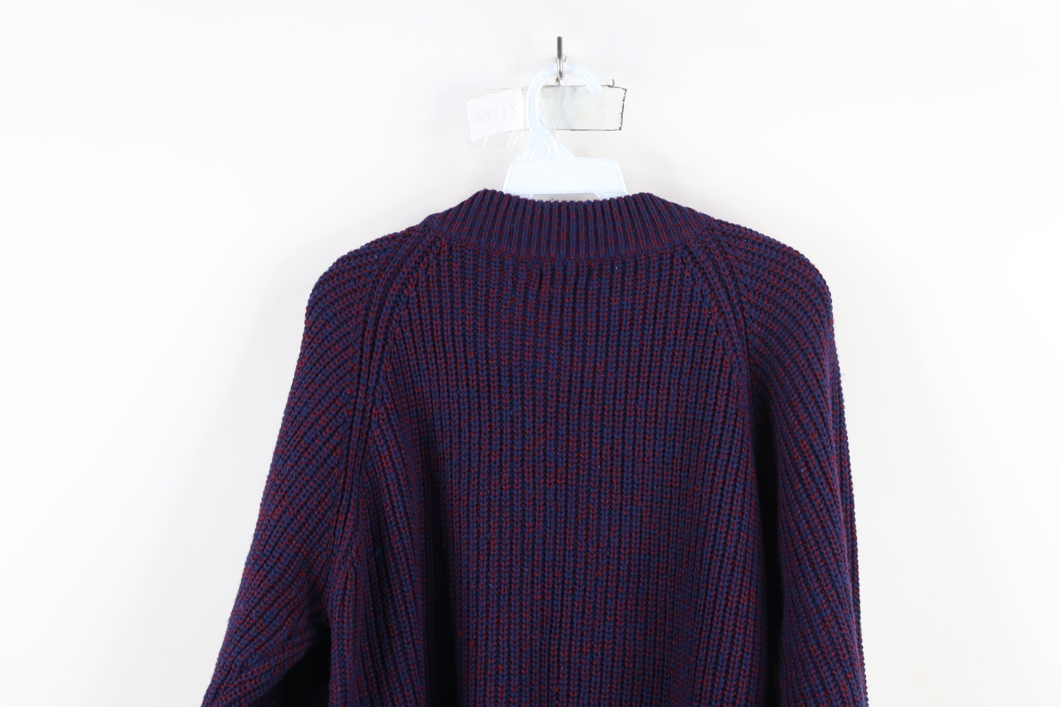 Vintage Vintage 70s Streetwear Chunky Ribbed Knit Crewneck Sweater Size US M / EU 48-50 / 2 - 8 Thumbnail