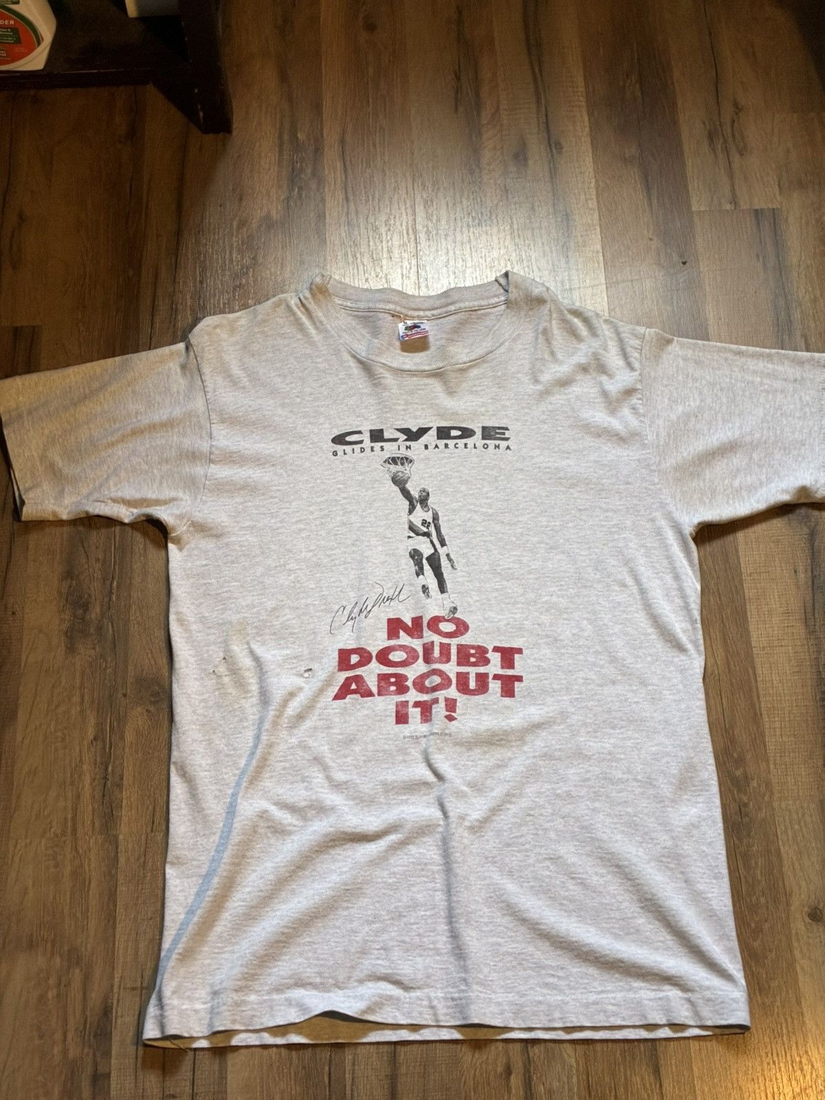 Vintage Vintage Clyde Drexler shirt Size US M / EU 48-50 / 2 - 1 Thumbnail