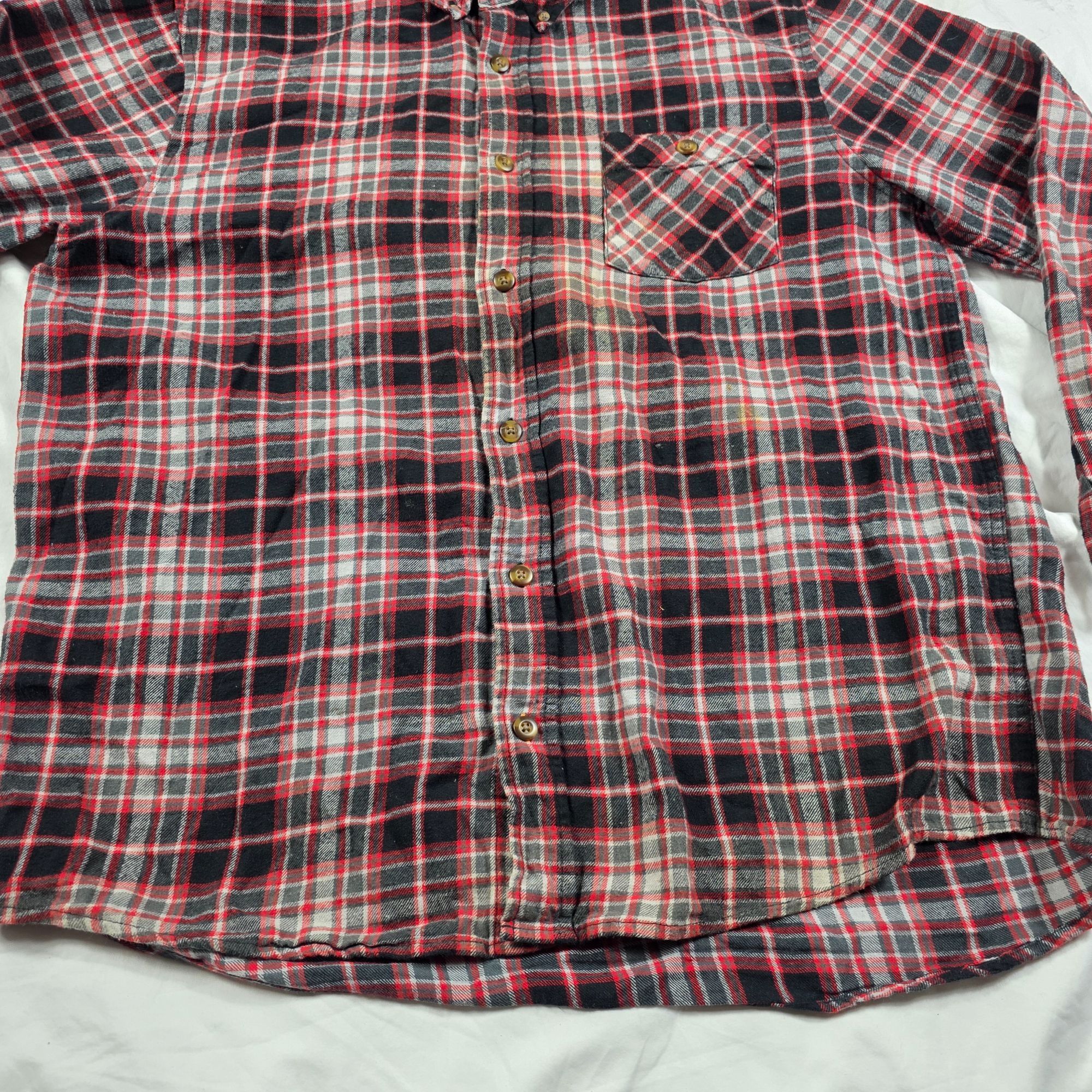 Field & Stream Field & Stream Mens Size XL Red Black Flannel Shirt Plaid Ou Size US XL / EU 56 / 4 - 4 Thumbnail