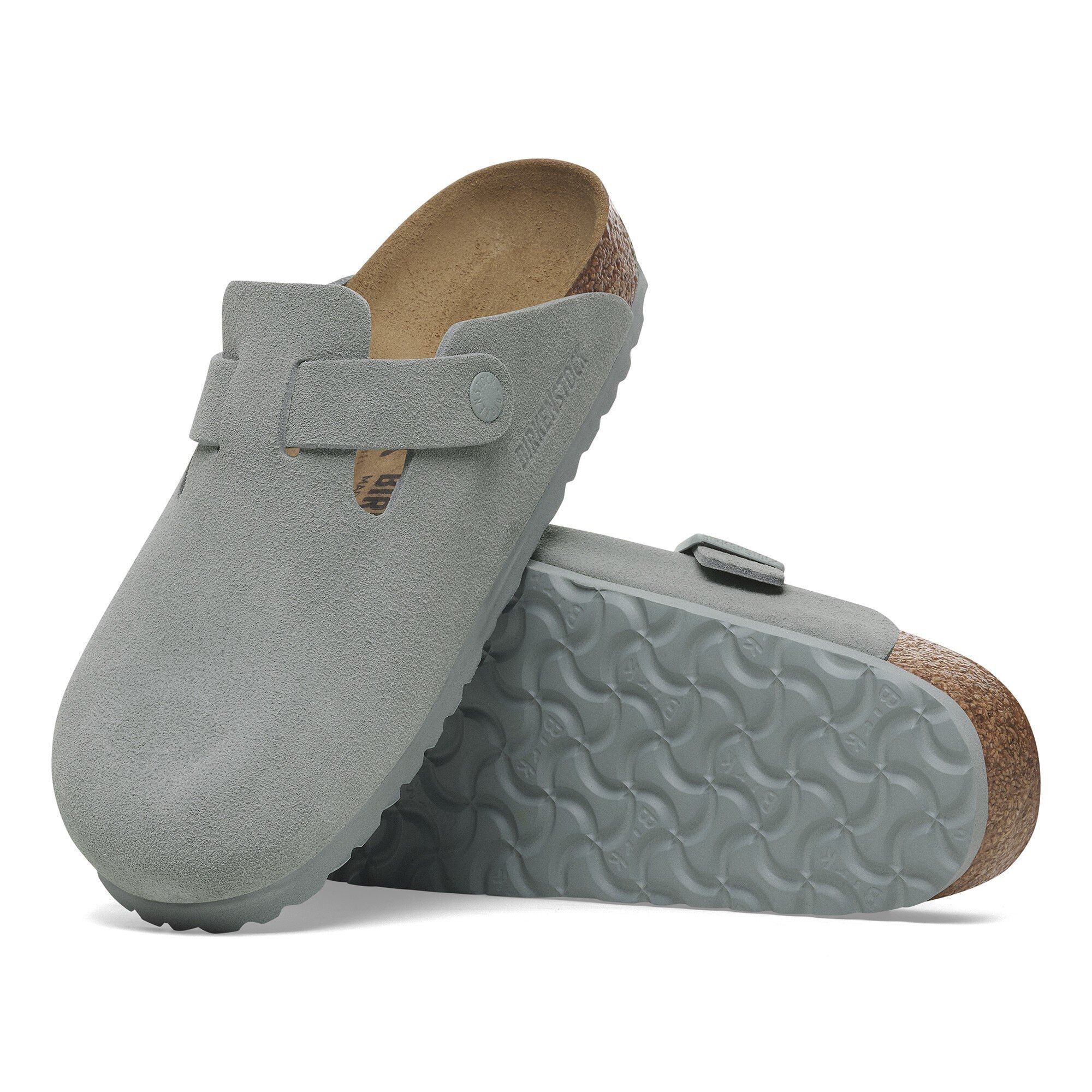 Birkenstock Birkenstock Boston Suede Pure Sage 1029212 US 9 EU 42 Size US 9 / EU 42 - 3 Thumbnail