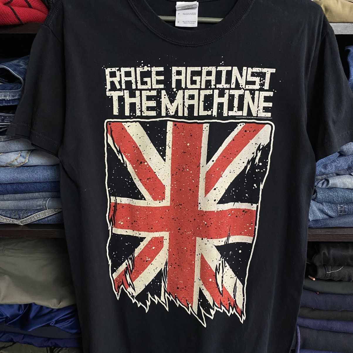 Band Tees Vintage Rage Against The Machine 2010 big logo band tee Size US S / EU 44-46 / 1 - 2 Thumbnail