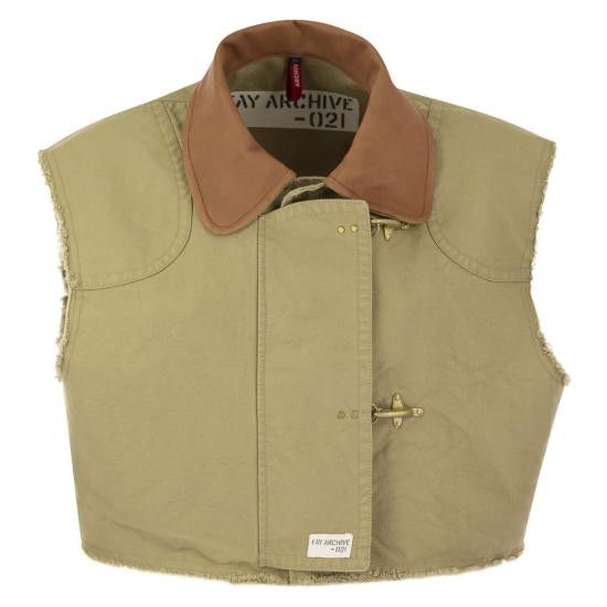 Fay FAY Women Vests MAW1048401LUC3 BEIGE Size S / US 4 / IT 40 - 1 Thumbnail