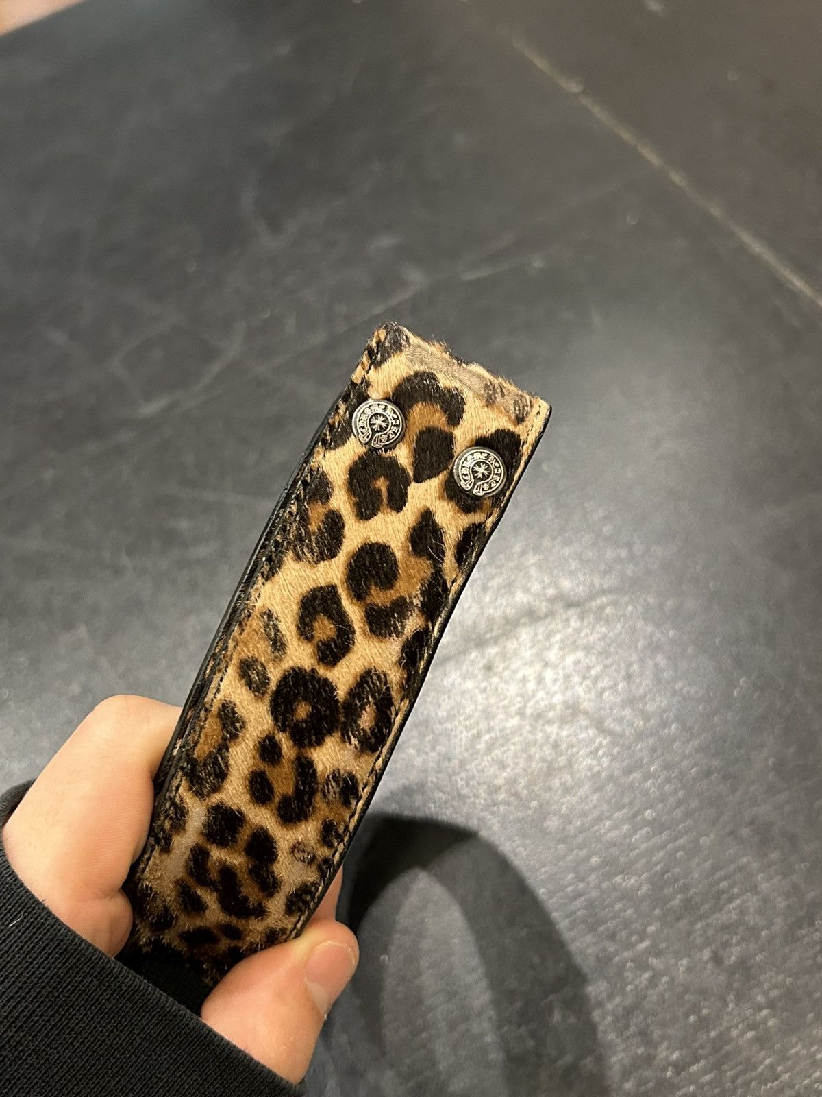 Chrome Hearts Chrome Hearts Leopard Hide Belt Strap Size 30 - 2 Thumbnail