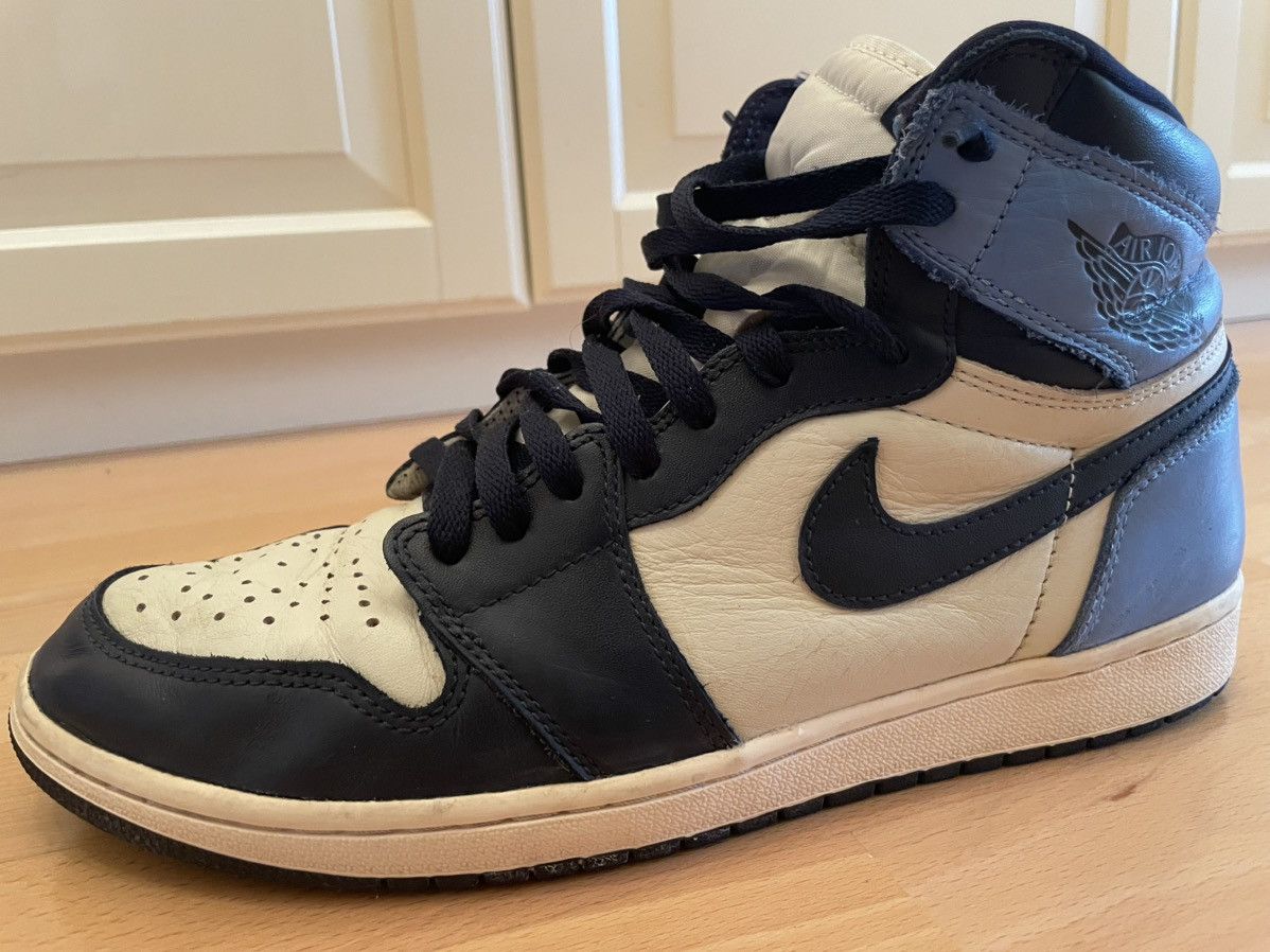 Jordan Brand × Nike Air Jordan 1 Retro High OG Obsidian Size US 11.5 / EU 44-45 - 7 Thumbnail
