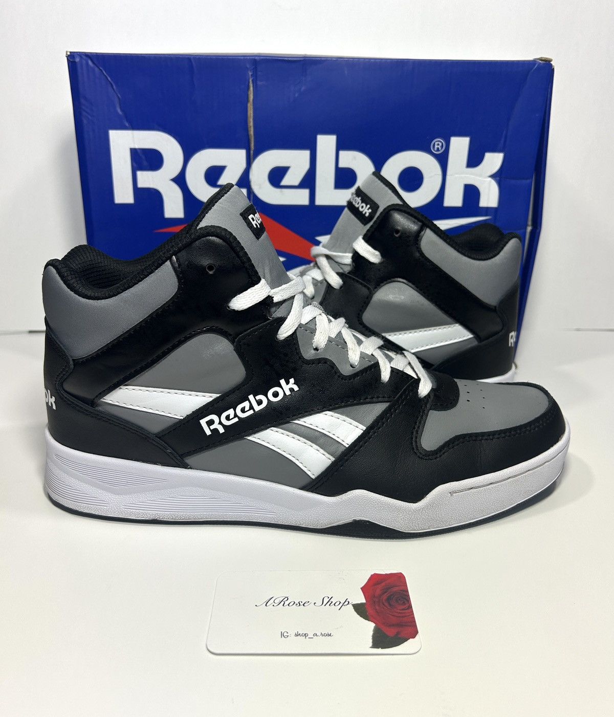 Reebok Reebok Royal BB4500 High 2 'Black Grey' Shoes Size: 11 M Size US 11 / EU 44 - 1 Thumbnail