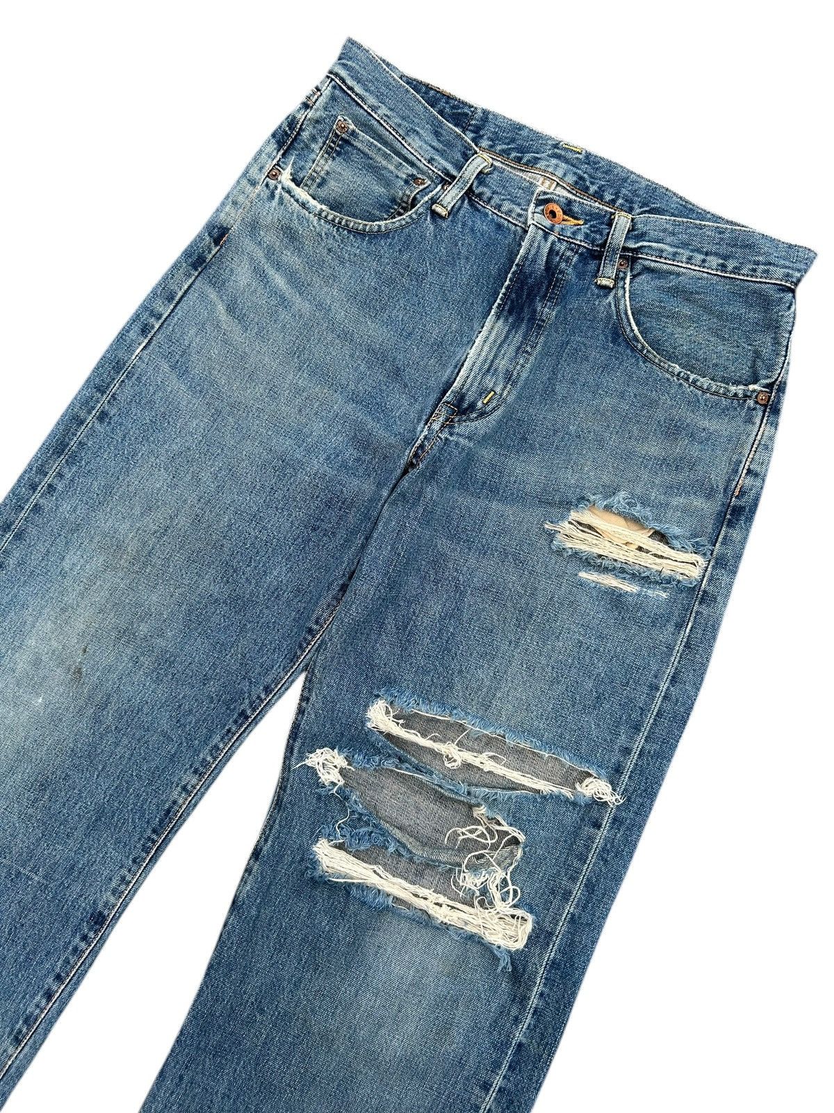Kapital Vintage Edwin 505X Selvedge Distressed Denim Jeans Size US 32 / EU 48 - 6 Thumbnail