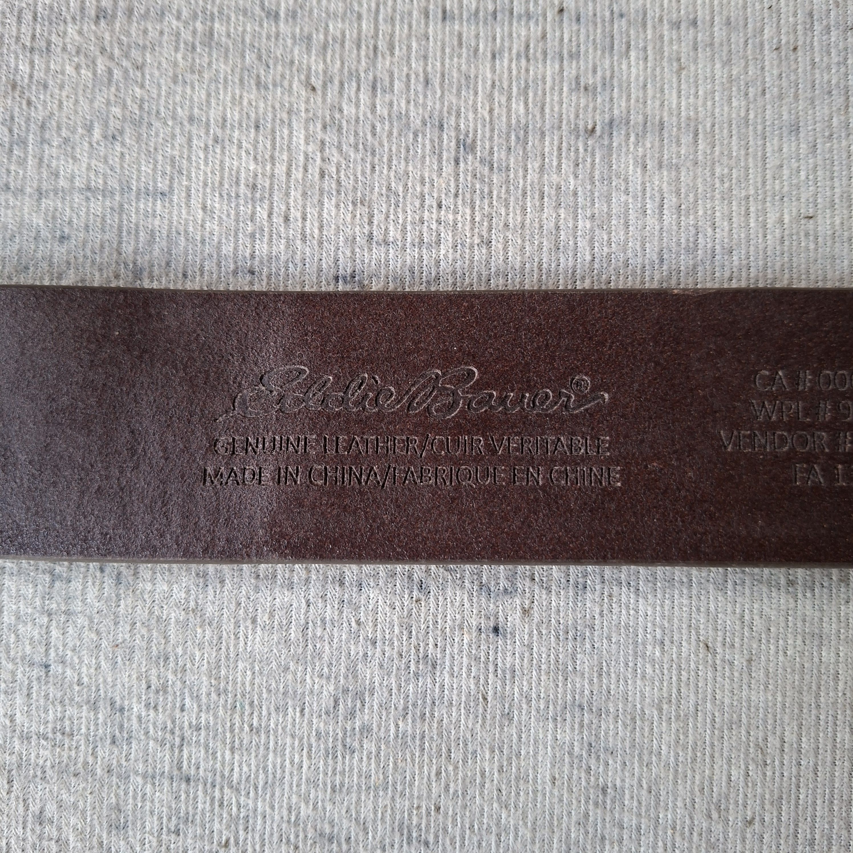 Eddie Bauer 🧵 Eddie baur solid brass embroidery navajo leather belt Size ONE SIZE - 7 Thumbnail