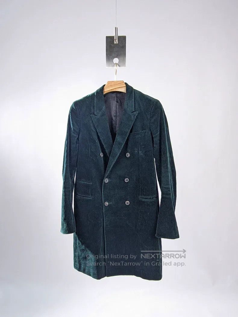 HAIDER ACKERMANN Men's Velvet Jacket Trench Coat