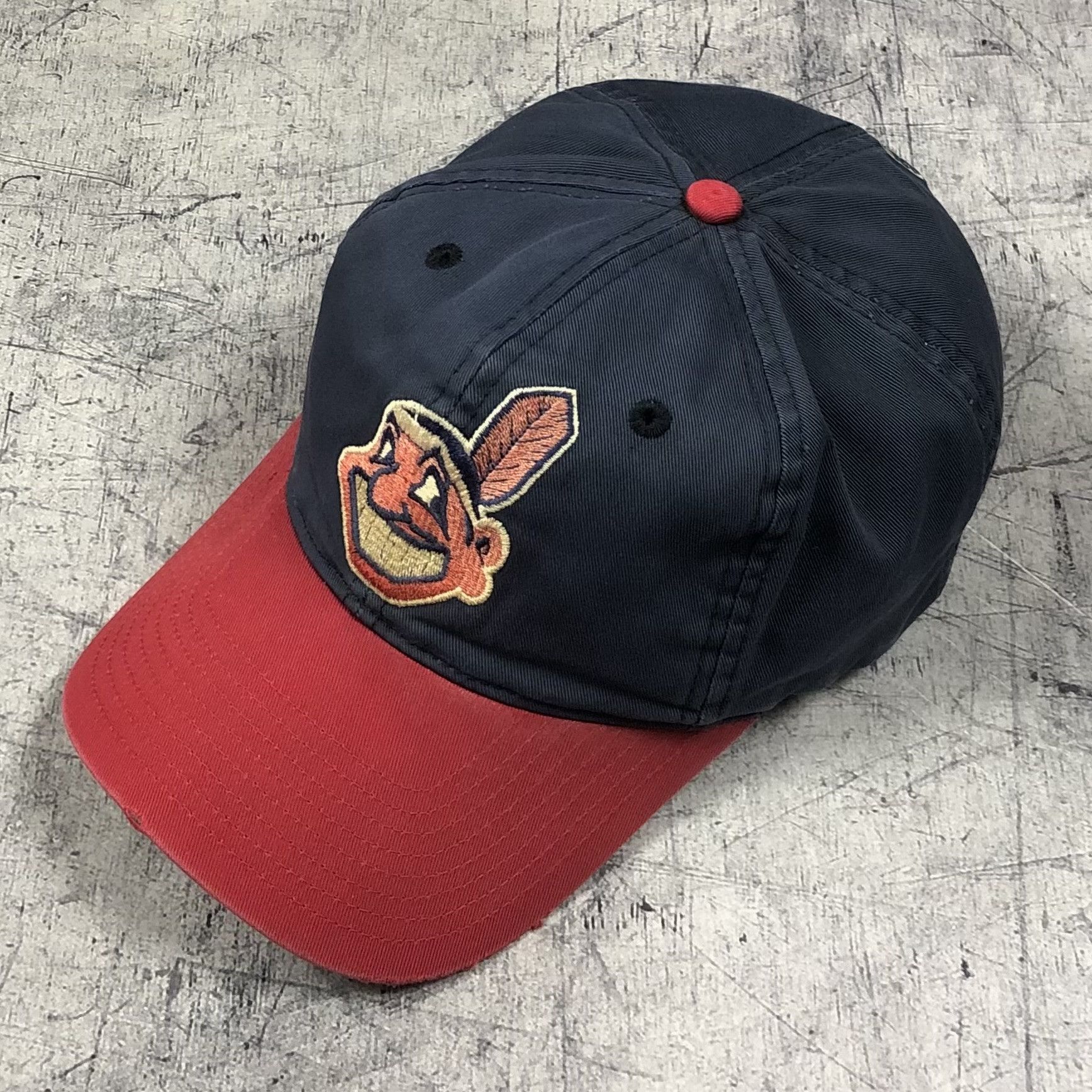 MLB Vintage 90s MLB Cleveland Indians Baseball Cap Size ONE SIZE - 2 Thumbnail