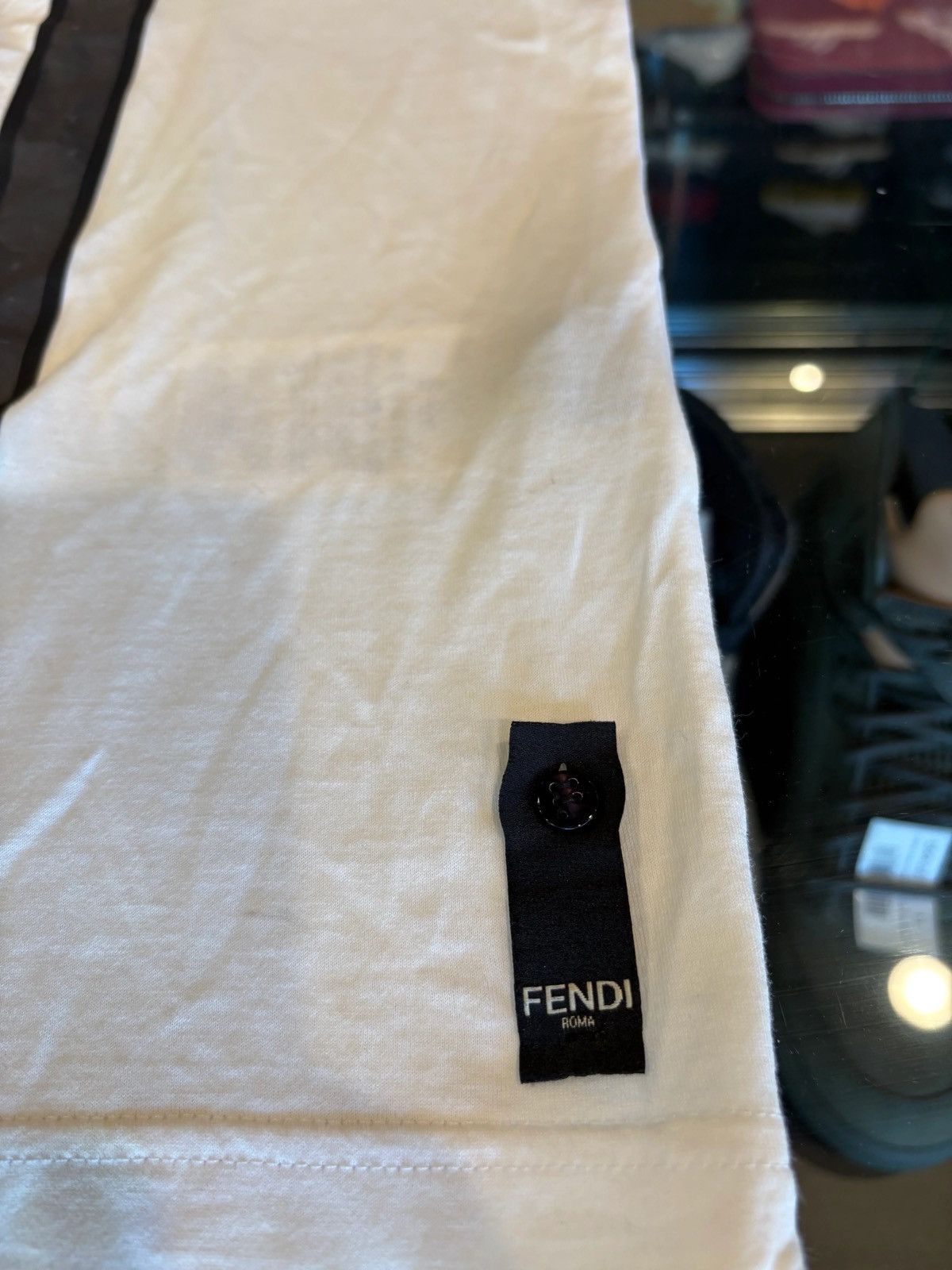 Fendi Fendi Tee White Size XS Size US XS / EU 42 / 0 - 2 Thumbnail