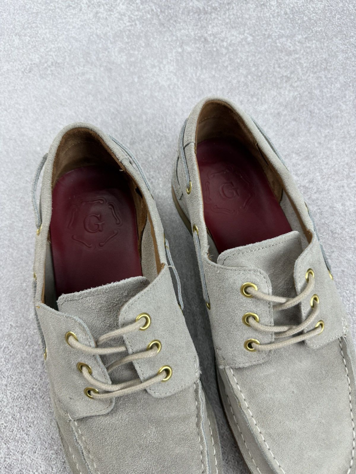 Grenson Grenson Sheldon Suede Leather Top-Sider Loafers Size US 10 / EU 43 - 4 Thumbnail