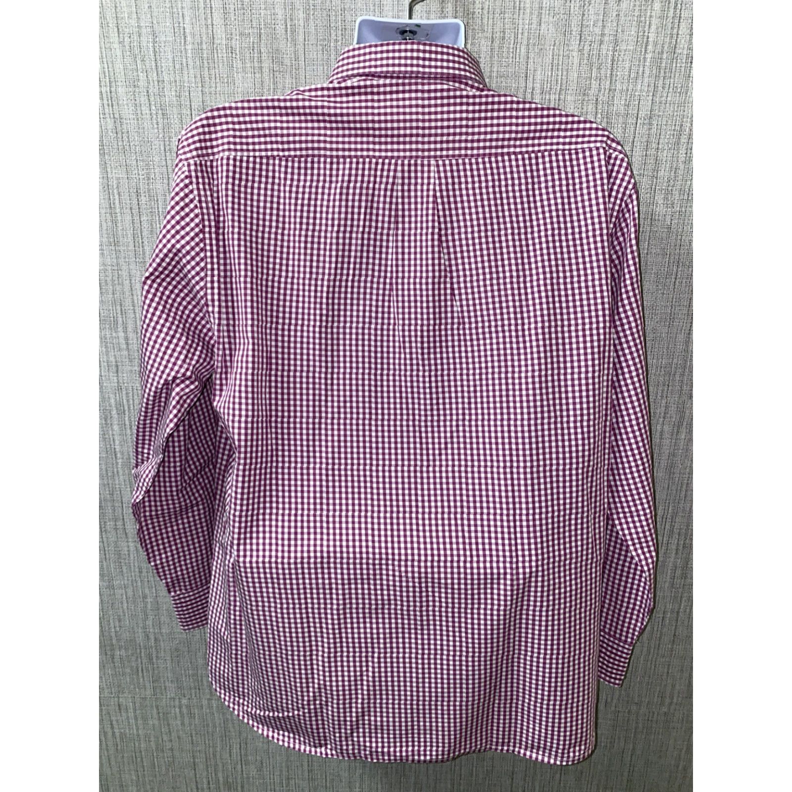 Tommy Bahama Tommy Bahama Shirt Mens Button-Up Long Sleeve Red/White Checkered Size L Size US L / EU 52-54 / 3 - 5 Thumbnail