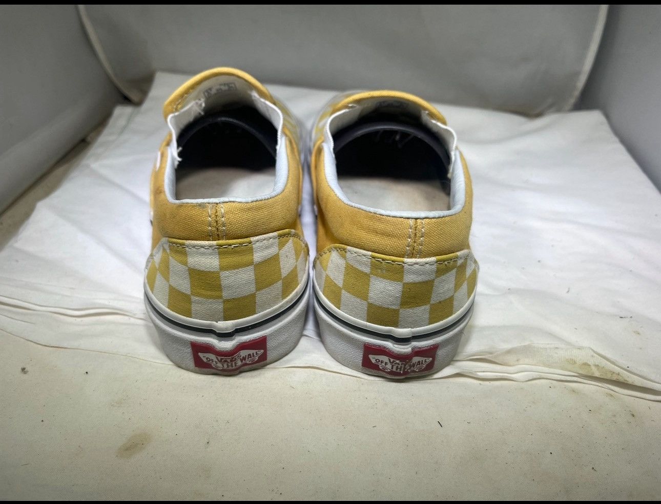 Vans PreOwned Vans Slip-on Checkered Yellow Women's 7 Size US 7 / IT 37 - 4 Thumbnail