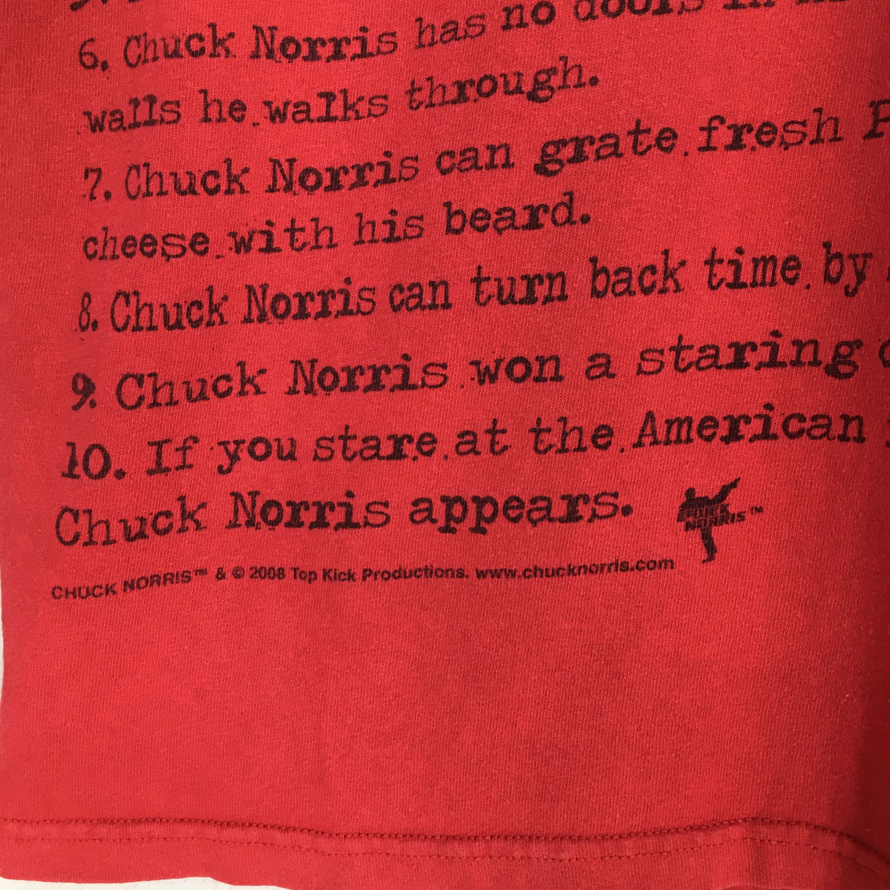 Vintage 1990s Chuck Norris American Actor Movies Tshirt Large Size US L / EU 52-54 / 3 - 5 Thumbnail