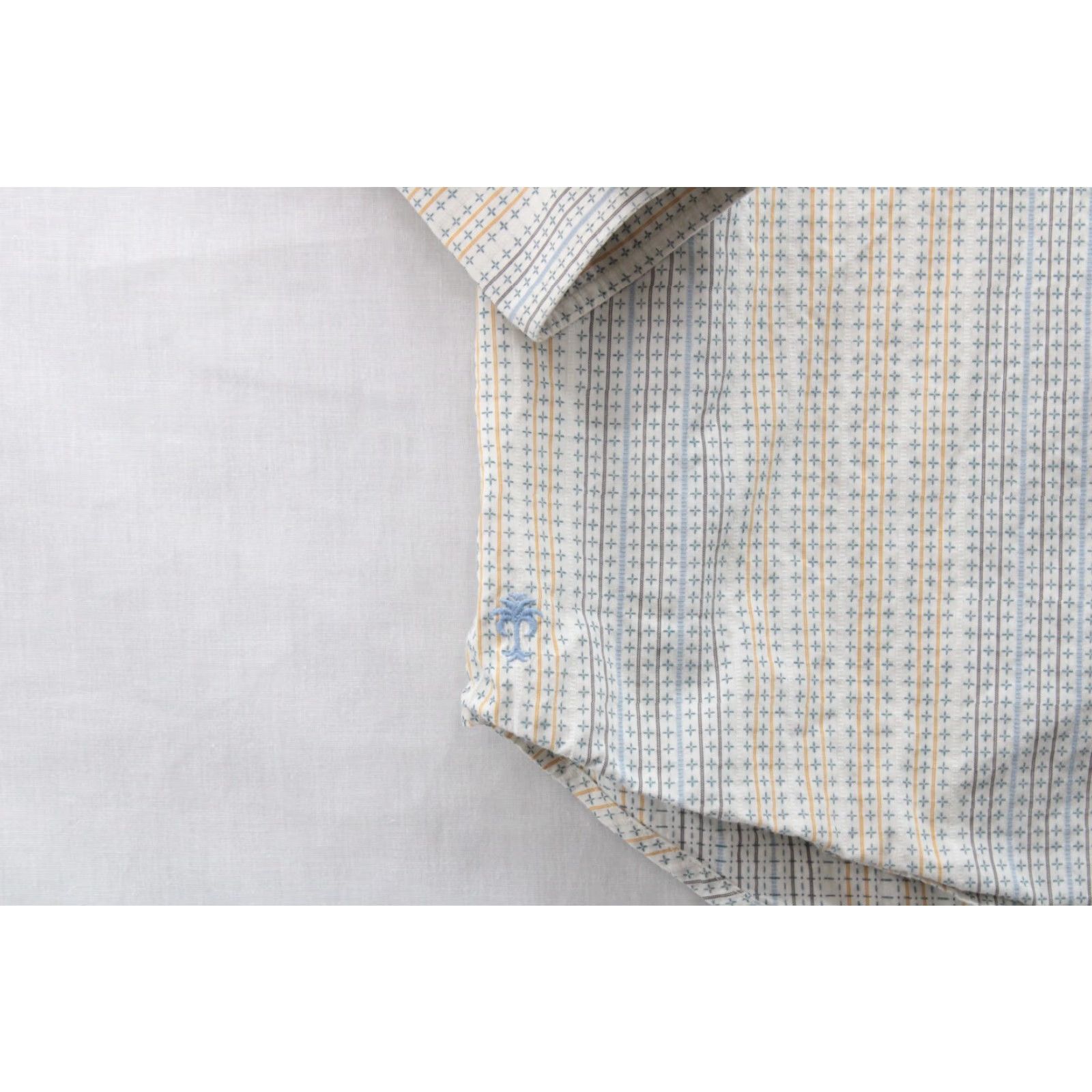 Tommy Bahama Tommy Bahama Shirt Men's XL Beige Long Sleeve Cotton Preppy Vacation Casual Button-Up Shirt Size US XL / EU 56 / 4 - 5 Thumbnail