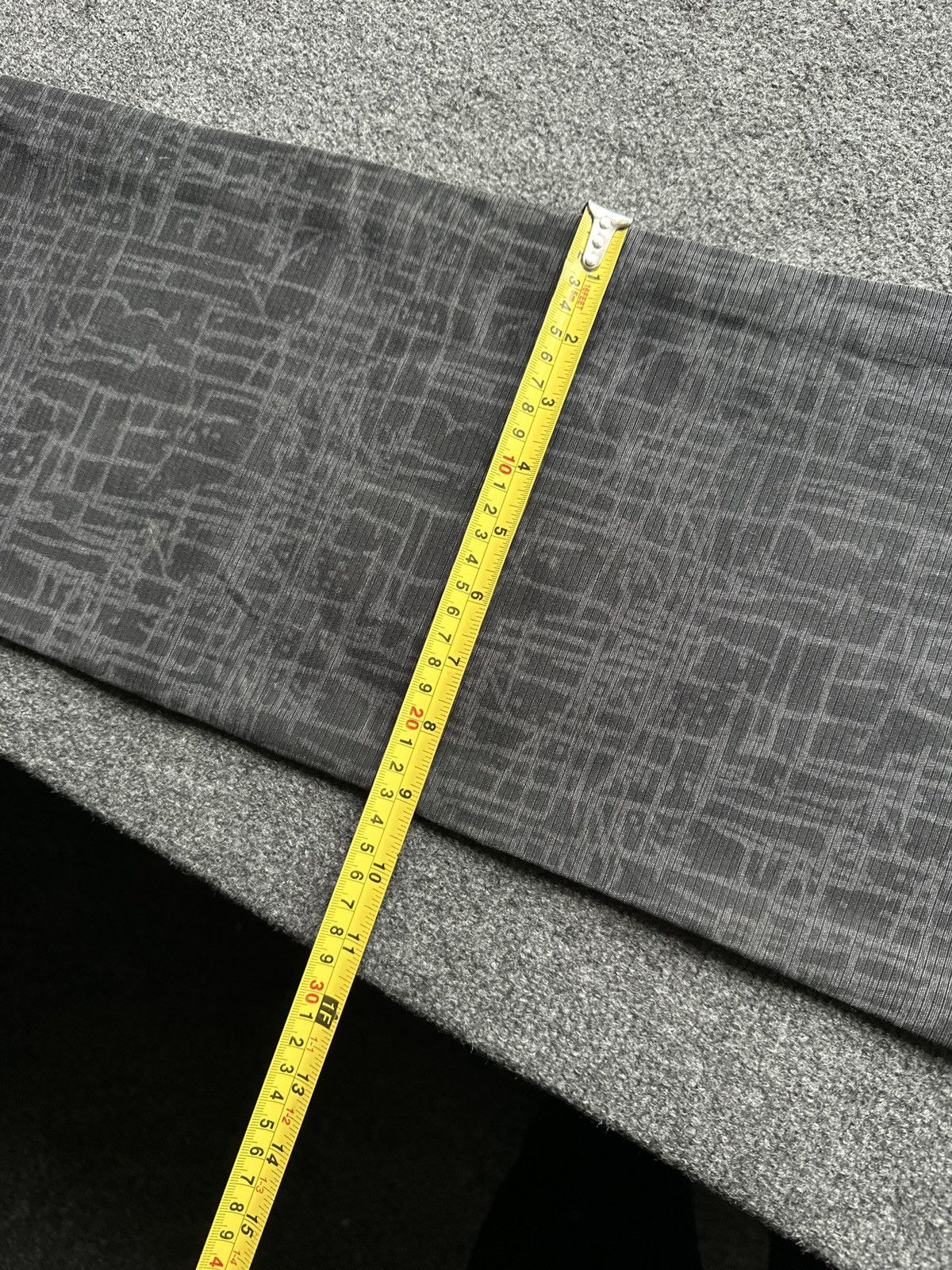 Armani VNTG🚨 ARMANI GRAY MONOGRAM PANTS LUXURY Y2K INDIGO CASUAL Size US 32 / EU 48 - 20 Thumbnail