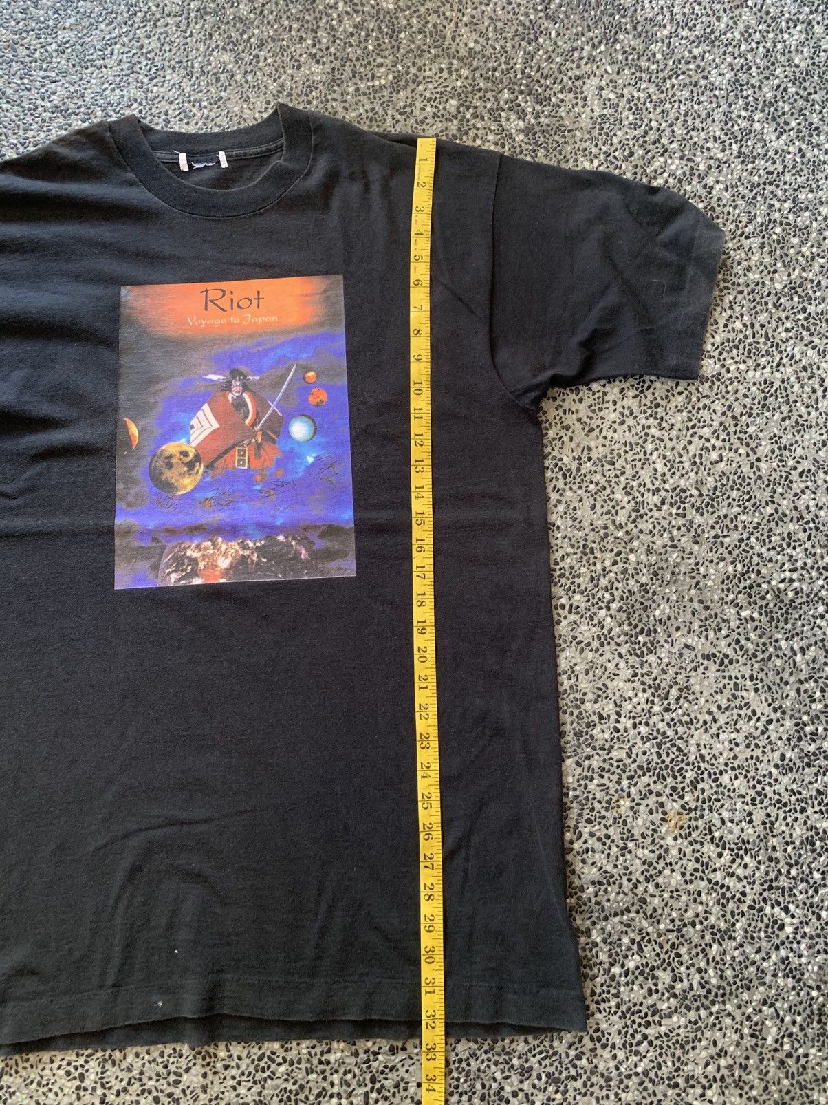 Band Tees Vintage 90s Riot Voyage To Japan Tour 1996 T shirt Size US XL / EU 56 / 4 - 9 Thumbnail
