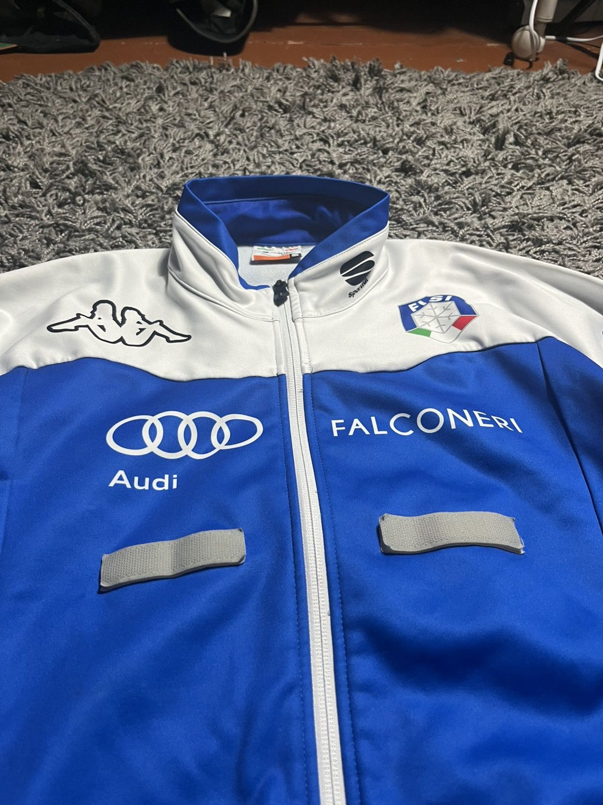 Kappa Sportful x Kappa x Audi FISI Italian Ski Team Warm-up Jacket Size US XL / EU 56 / 4 - 3 Thumbnail
