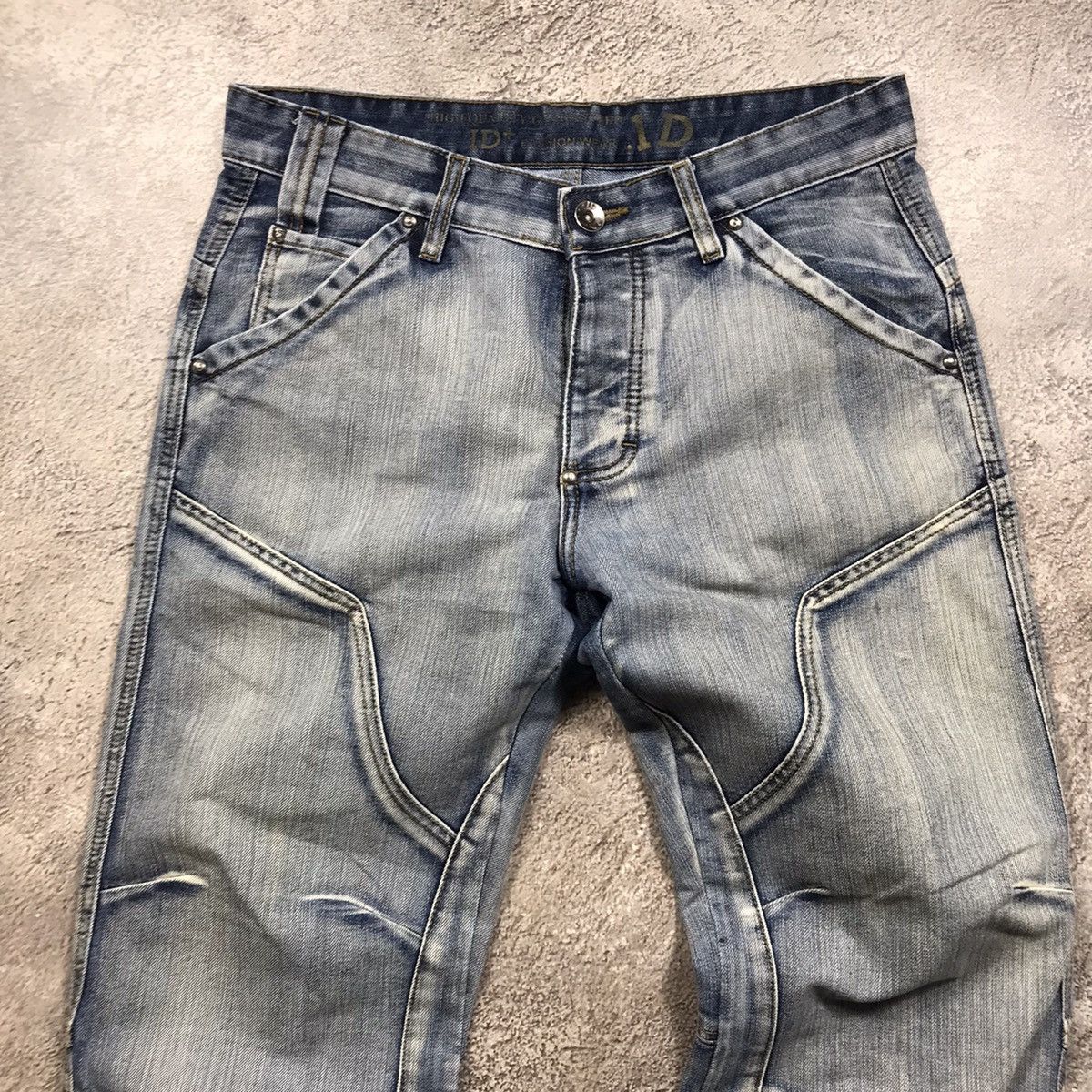 Vintage Vintage 90s Distressed Baggy Jeans Grunge Thrashed Denim 33 Size US 33 - 3 Thumbnail