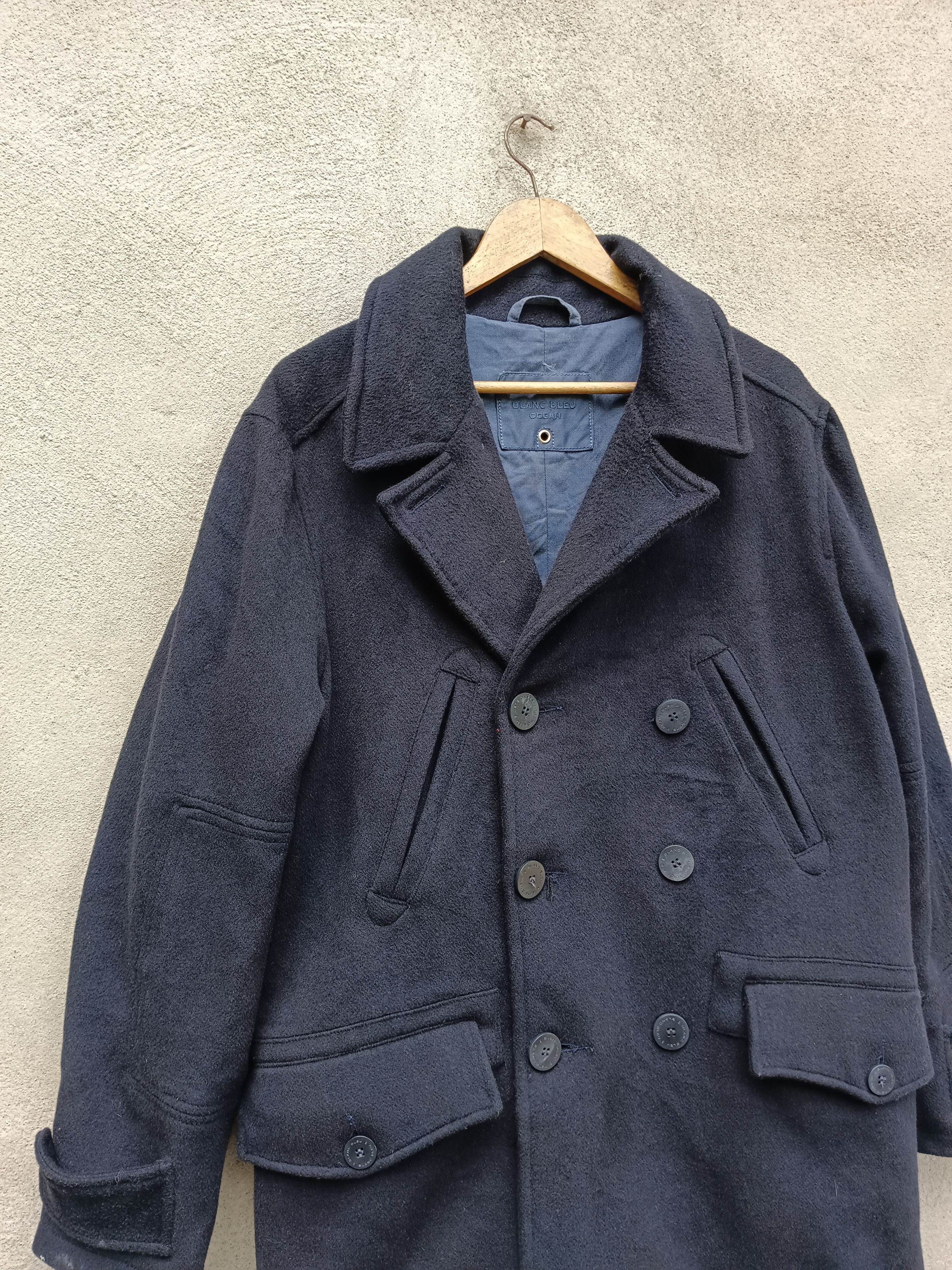 Other Blanc Bleu Pea Coat Jacket Size US M / EU 48-50 / 2 - 4 Thumbnail