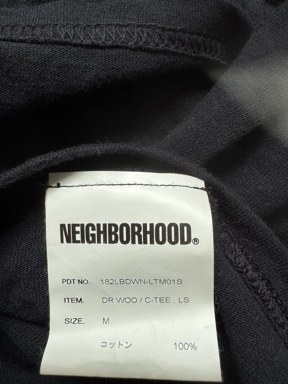 Neighborhood NBHD X DR WOO LONG SLEEVE C-TEE Size US M / EU 48-50 / 2 - 5 Thumbnail