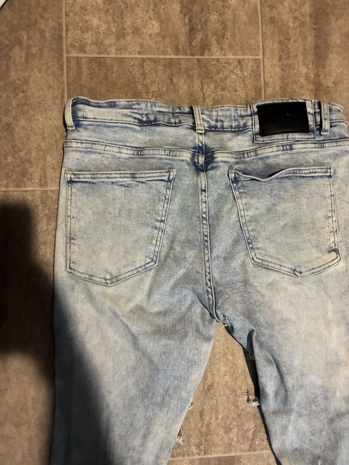Other Blue and black denim jeans Size US 34 / EU 50 - 3 Thumbnail