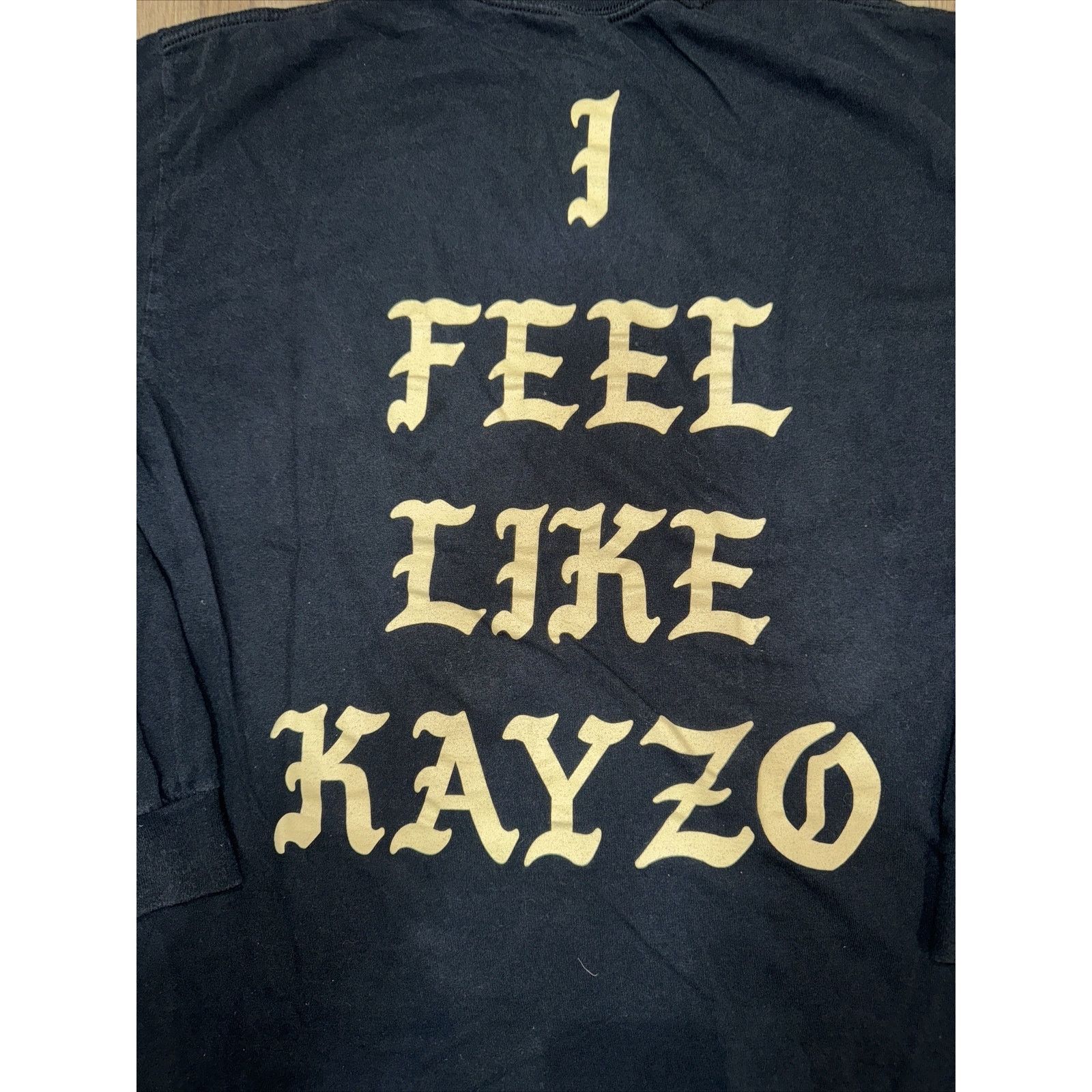 Band Tees × Gildan × Rap Tees I Feel Like Kayzo Long Sleeve T-Shirt Black Large 21x26 Size US L / EU 52-54 / 3 - 5 Thumbnail