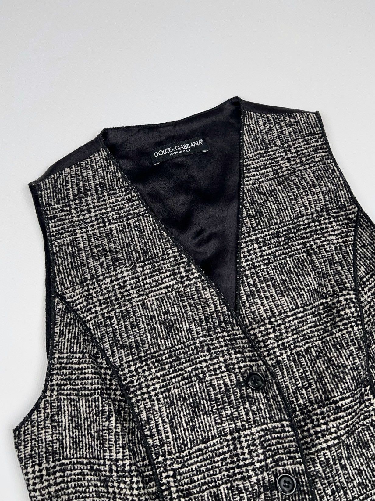 Dolce & Gabbana Dolce Gabbana Tweed Alpaca Silk Nylon Suit Vest Tank Size S / US 4 / IT 40 - 6 Thumbnail